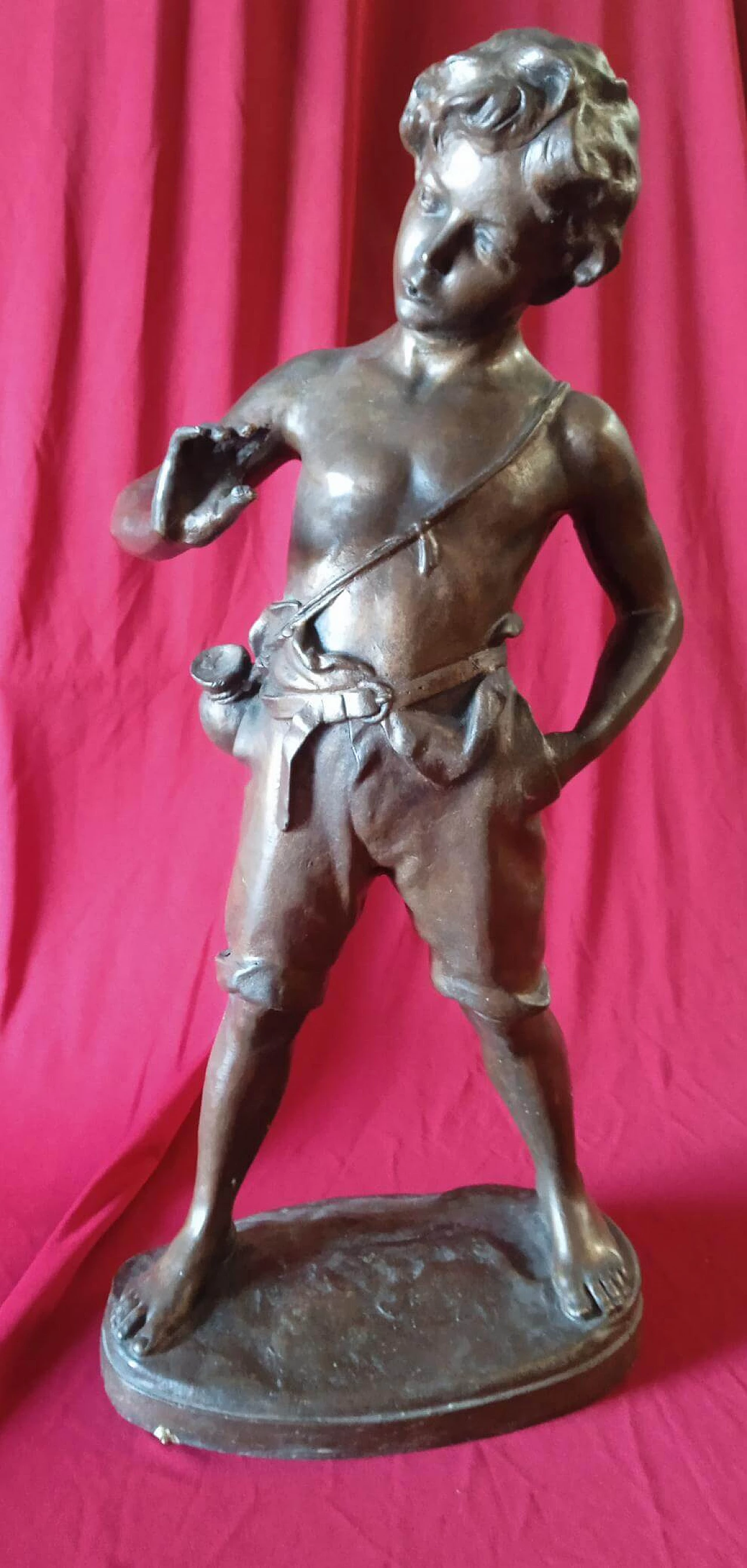 Bronze sculpture depicting a child, 1960s 7