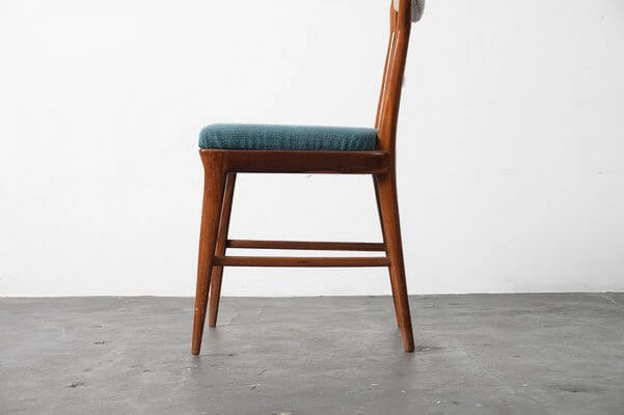 6 Teak dining chairs by La Permanente Mobili Cantù, 1950s 21