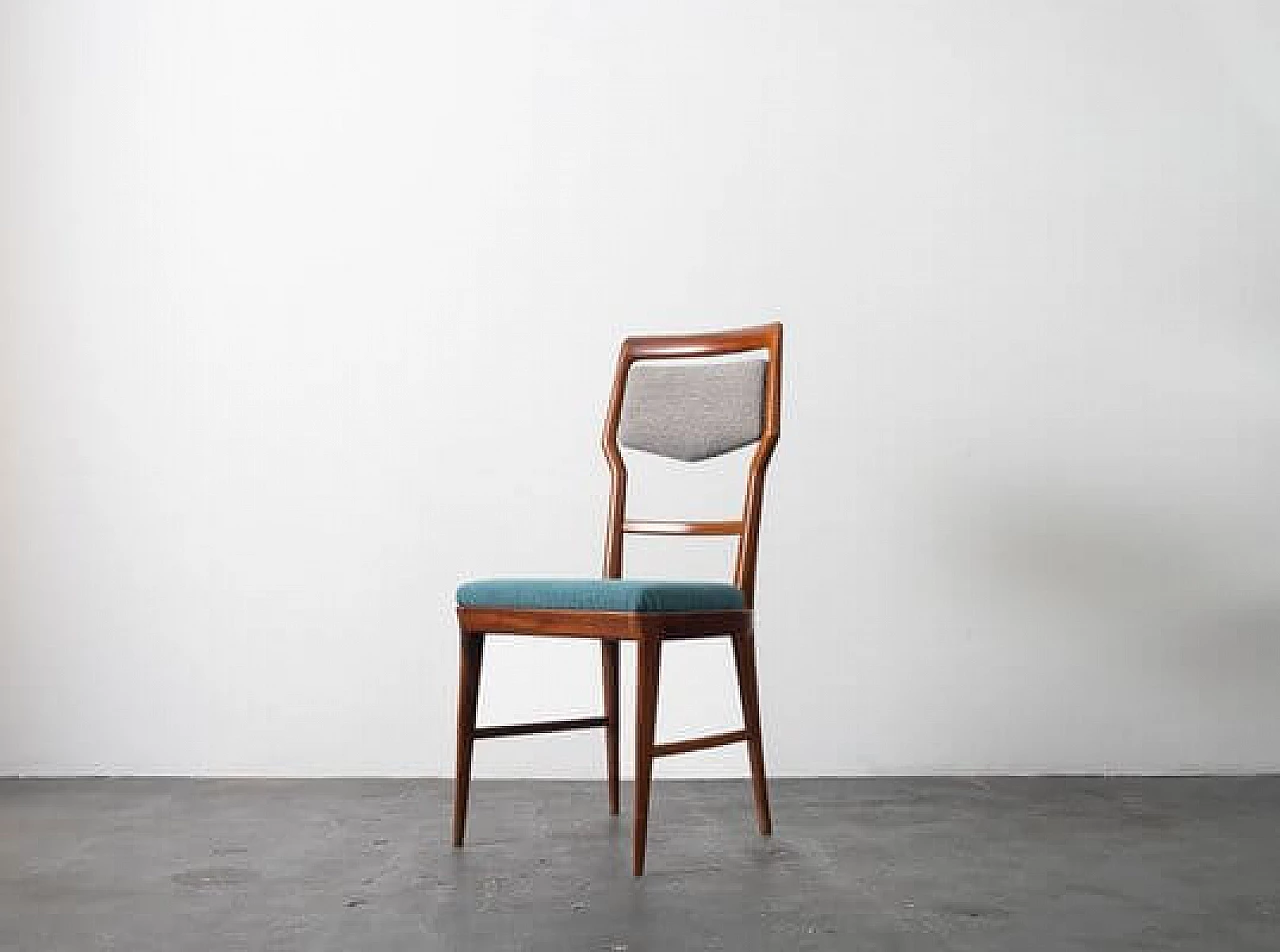 6 Teak dining chairs by La Permanente Mobili Cantù, 1950s 23