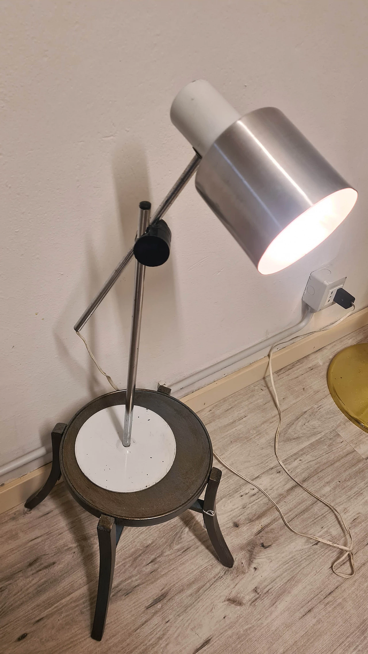 Metal table lamp by Prova, 1960s 1