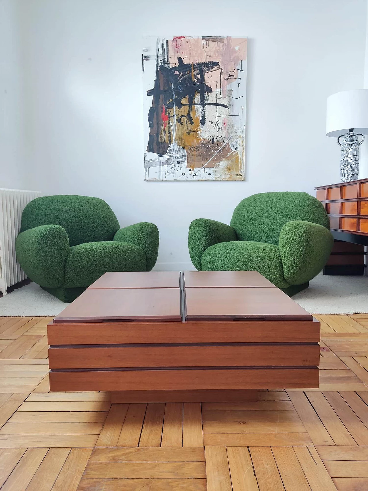 Teak coffee table by Carlo Hauner for Format, 1960s 6