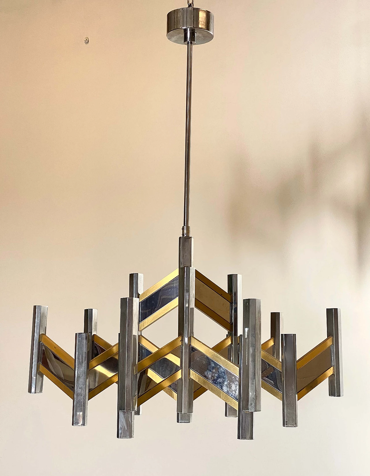 Concorde chandelier by Gaetano Sciolari, 1970s 10