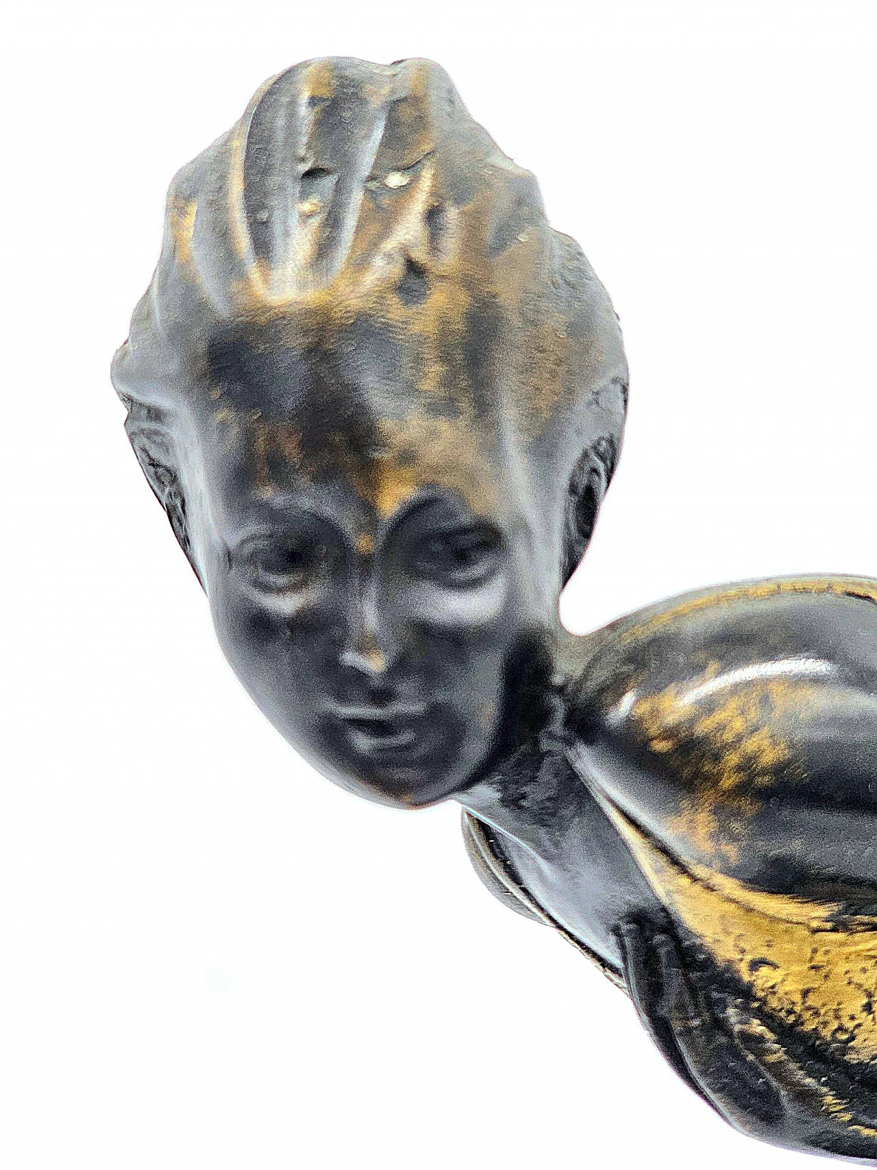 Josef Lorenzl, painted bronze sculpture, 1930s 8