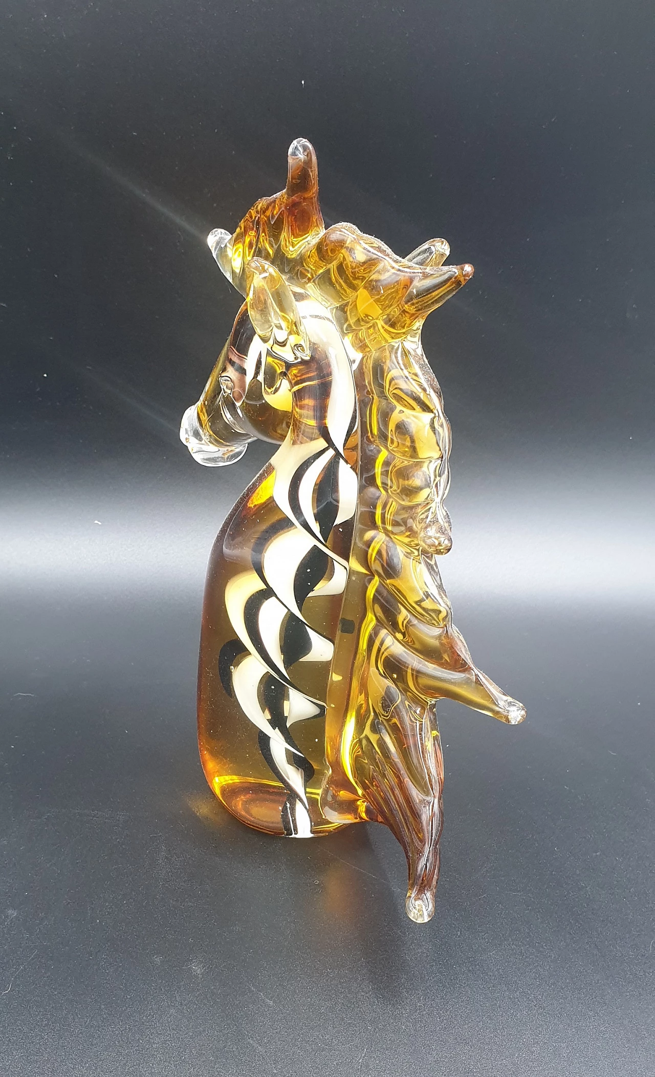 Murano glass horse by V. Nason, 1960s 3