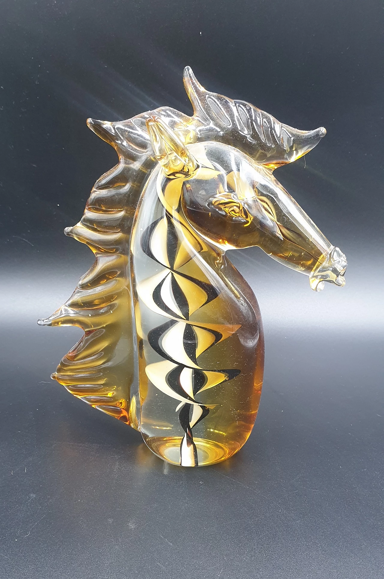 Murano glass horse by V. Nason, 1960s 4