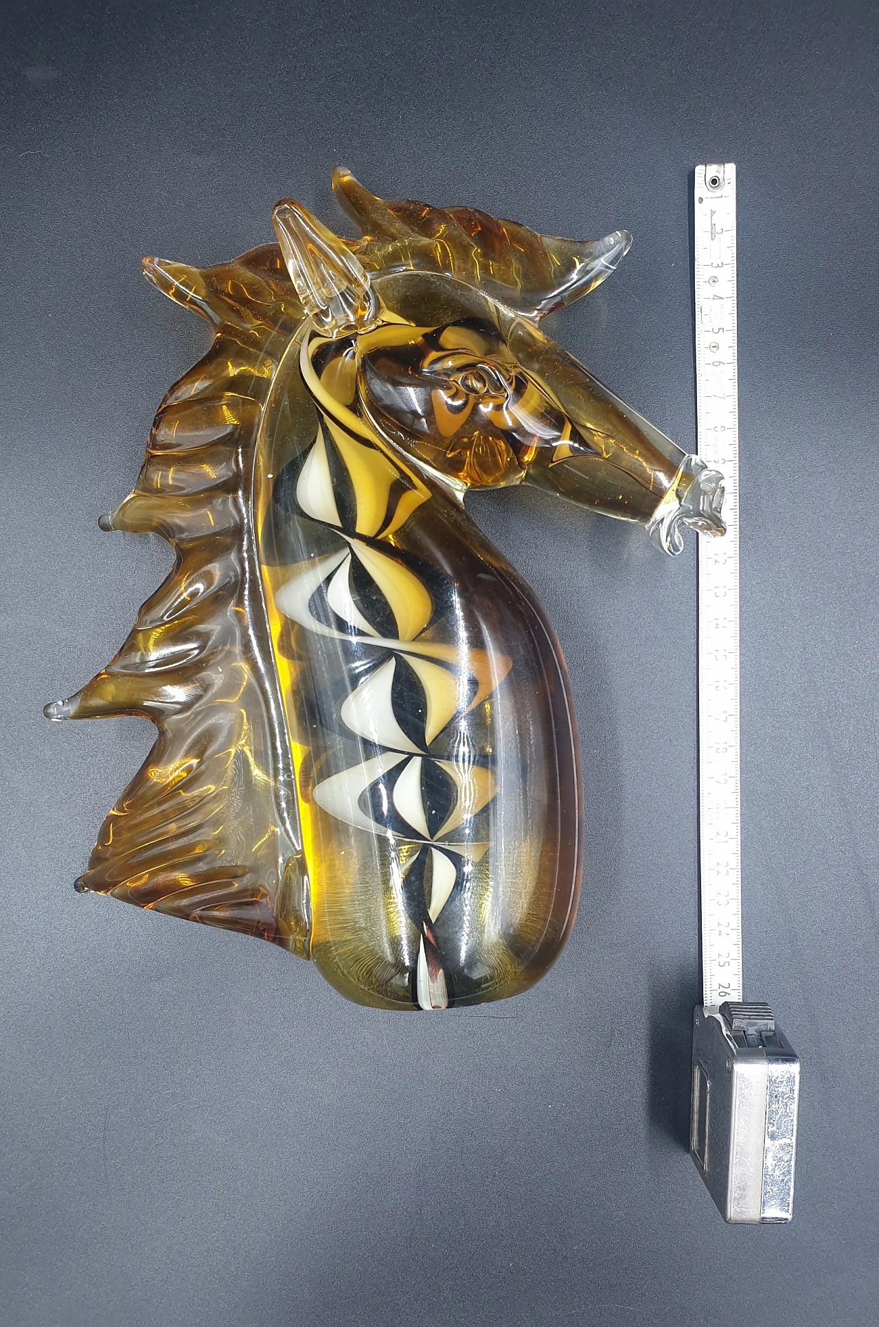 Murano glass horse by V. Nason, 1960s 9