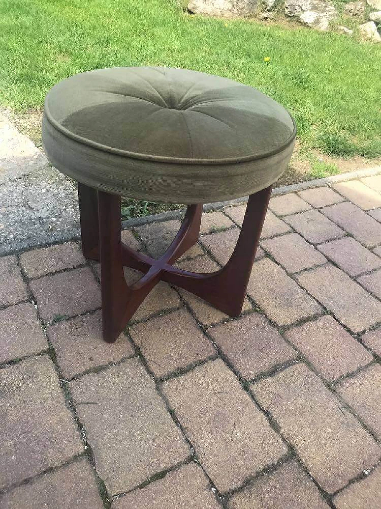 Danish teak stool by G-Plan, 1960s 2