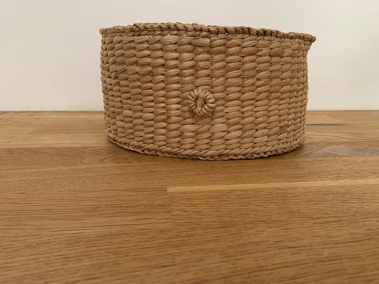 Oval woven basket, 1980s 3