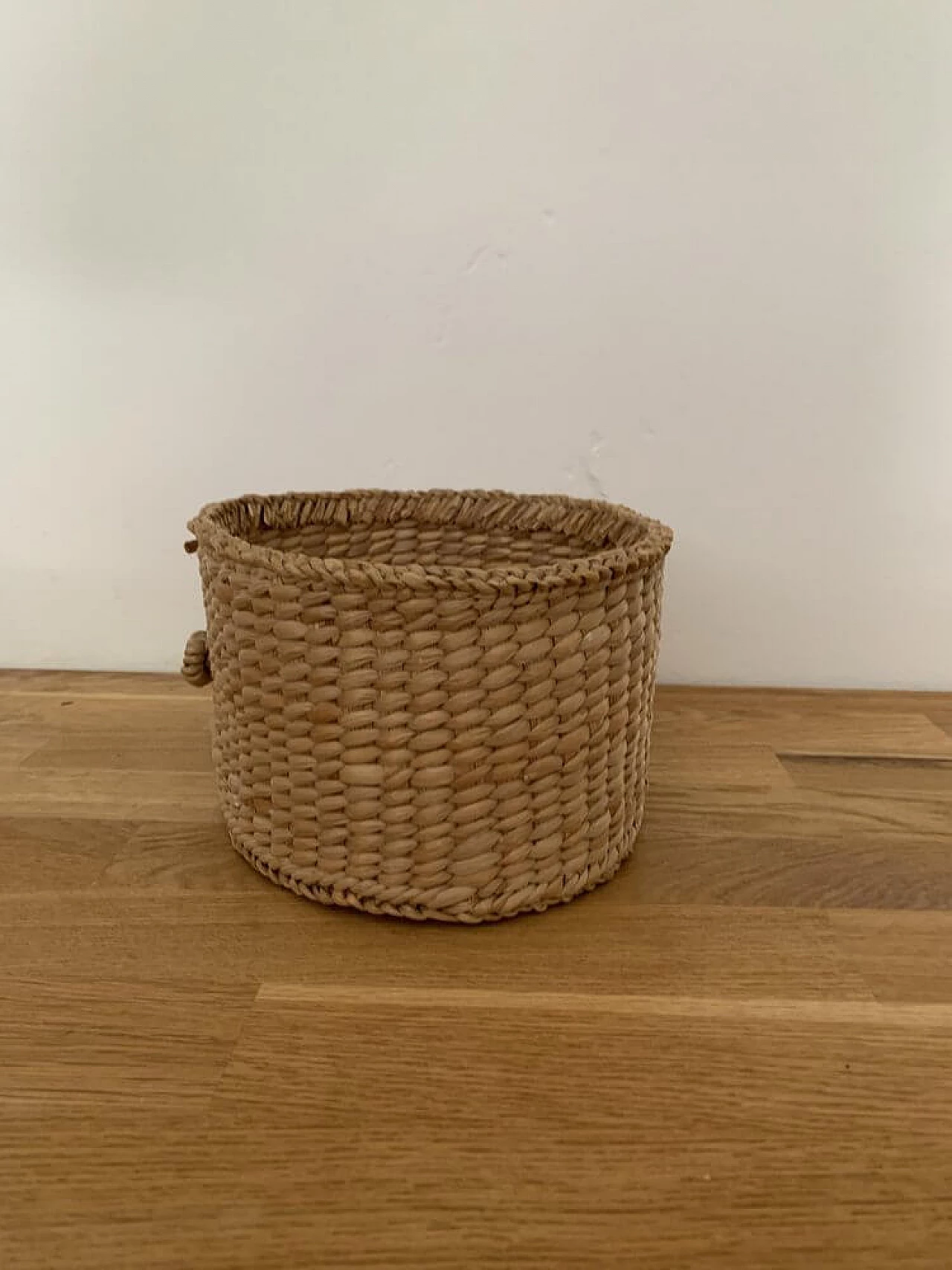 Oval woven basket, 1980s 4