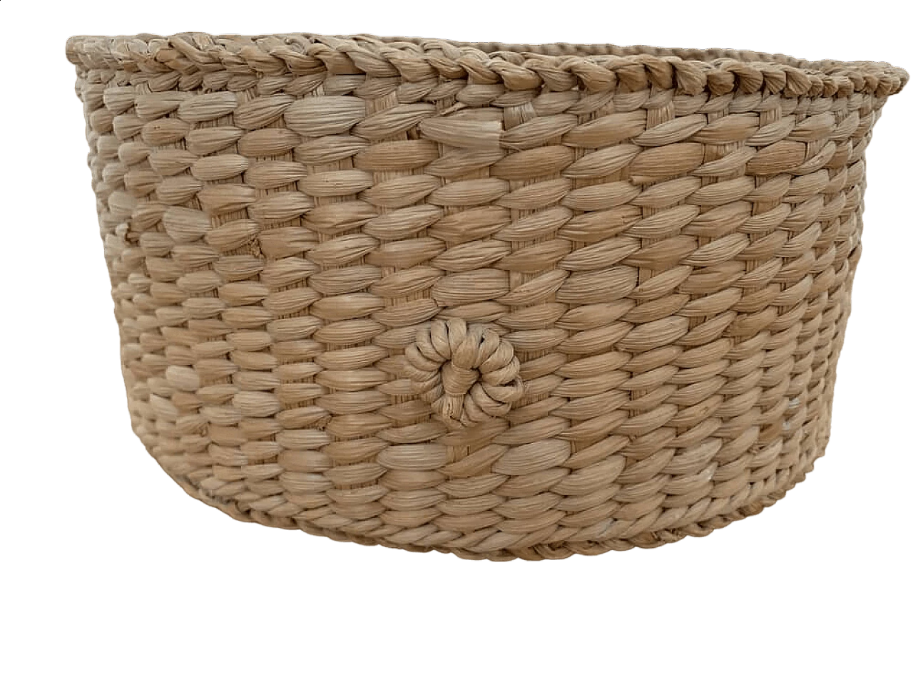 Oval woven basket, 1980s 5