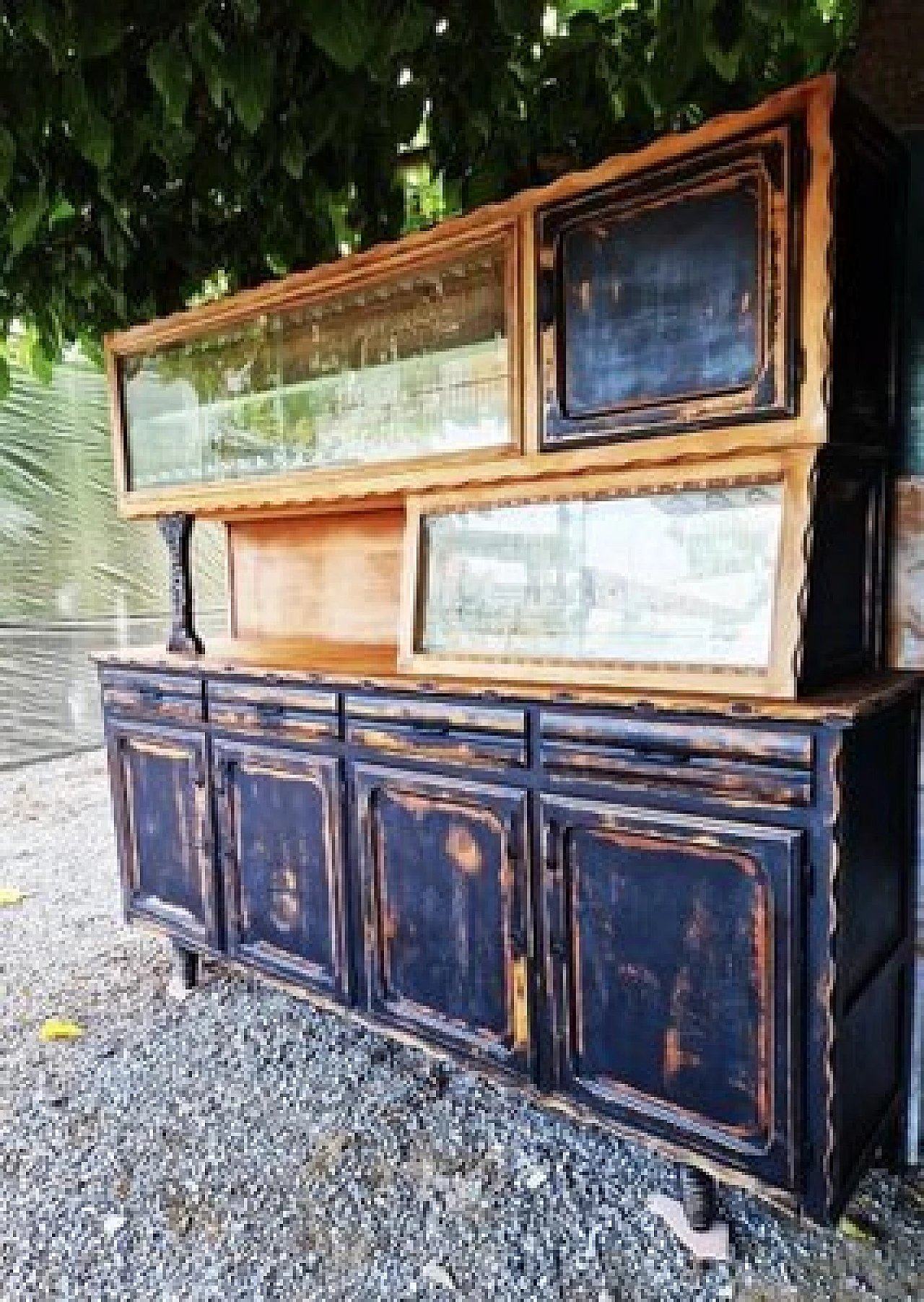 Walnut buffet cabinet, 1930s 2