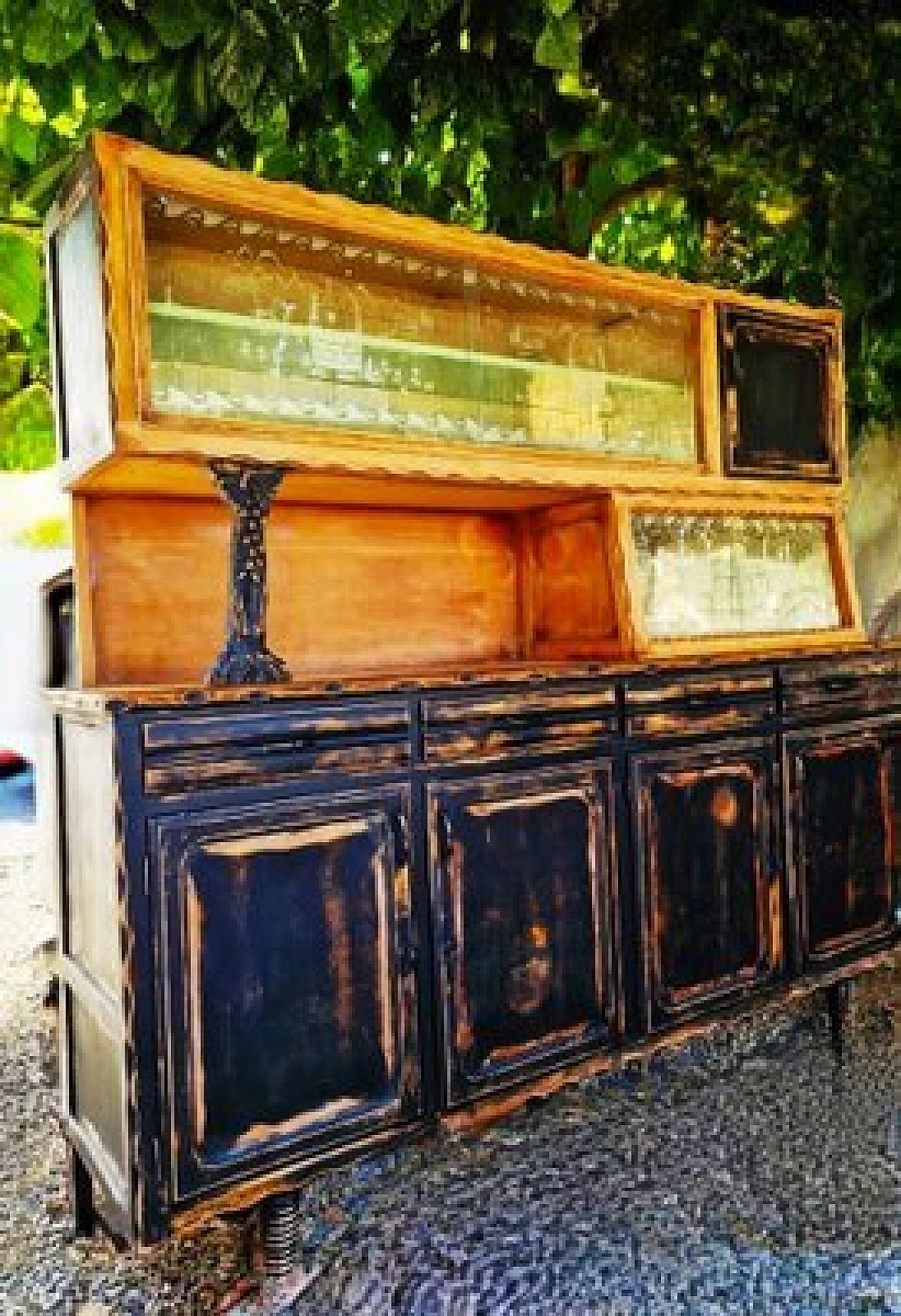 Walnut buffet cabinet, 1930s 4