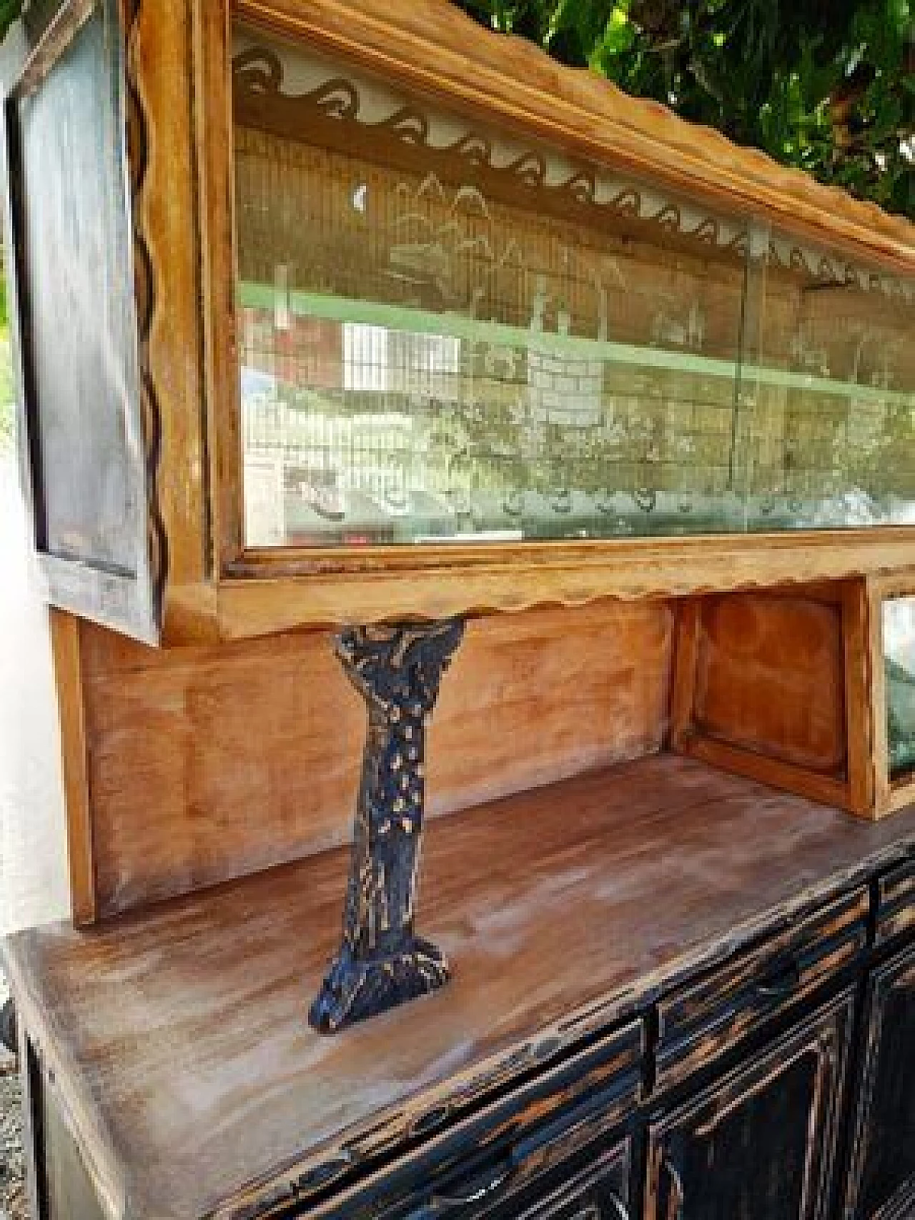 Walnut buffet cabinet, 1930s 9