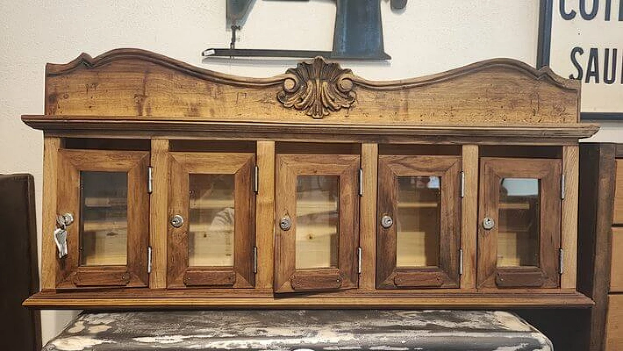 Wood and glass mailbox, 1950s 4