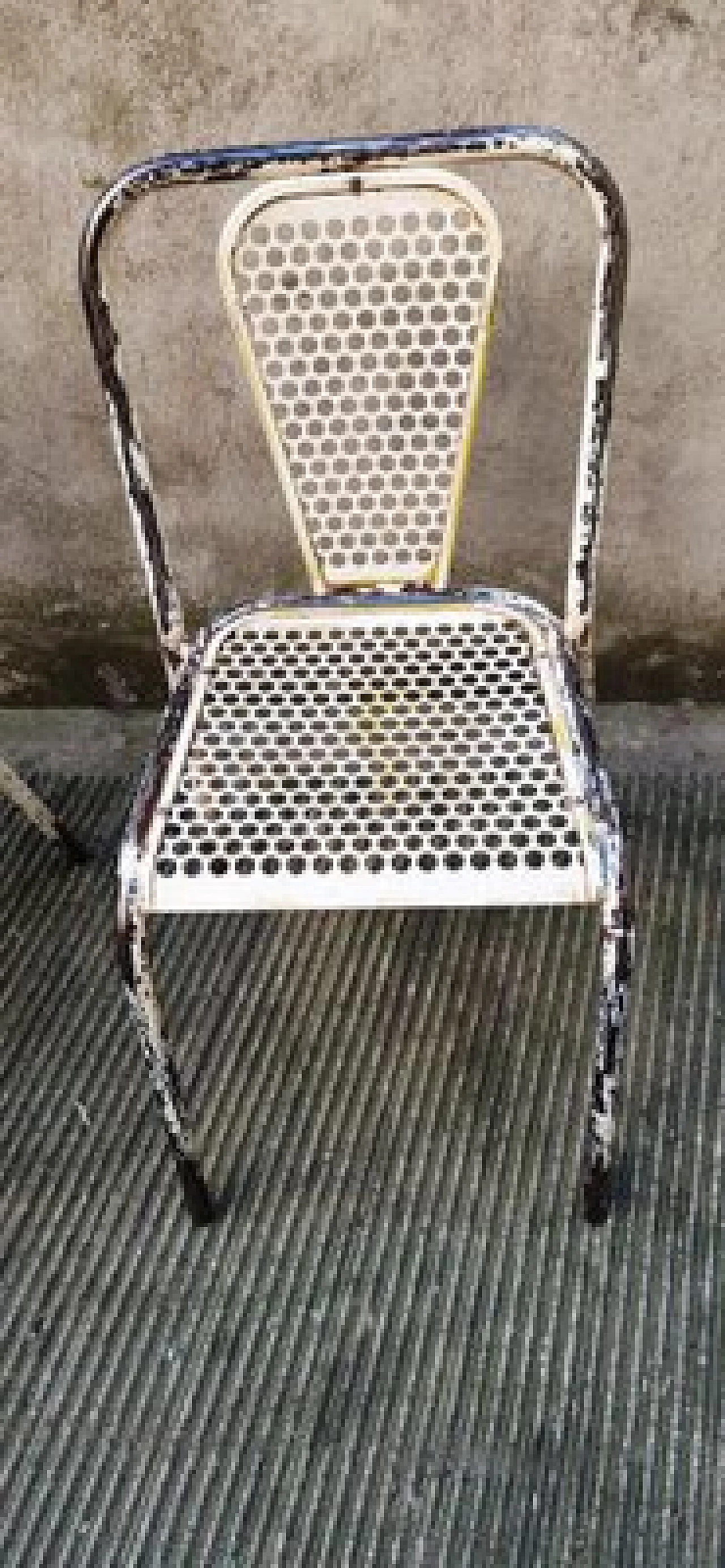 Iron chair by René Malaval, 1950s 2