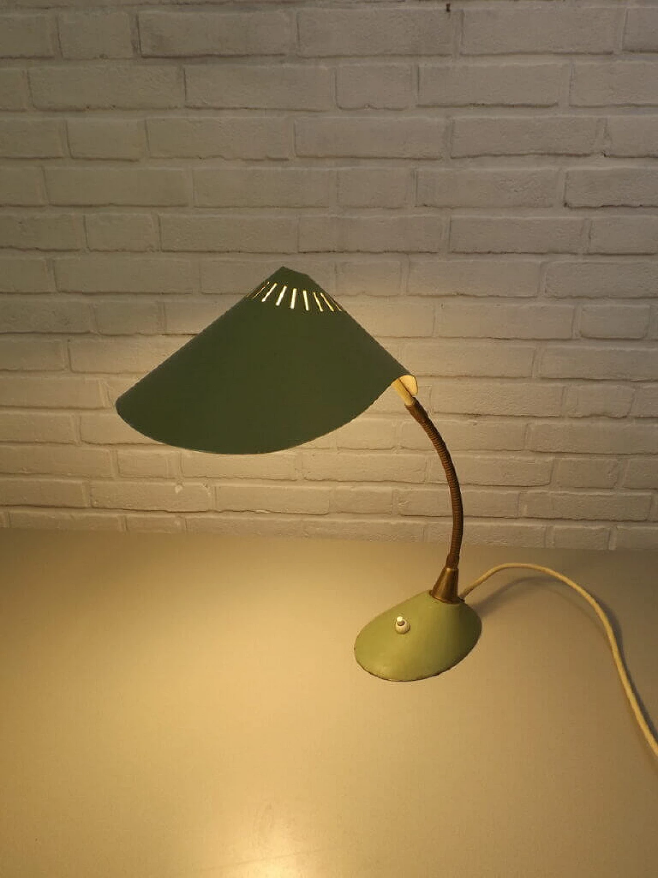 Cobra table lamp by Cosack Brothers, 1950s 1