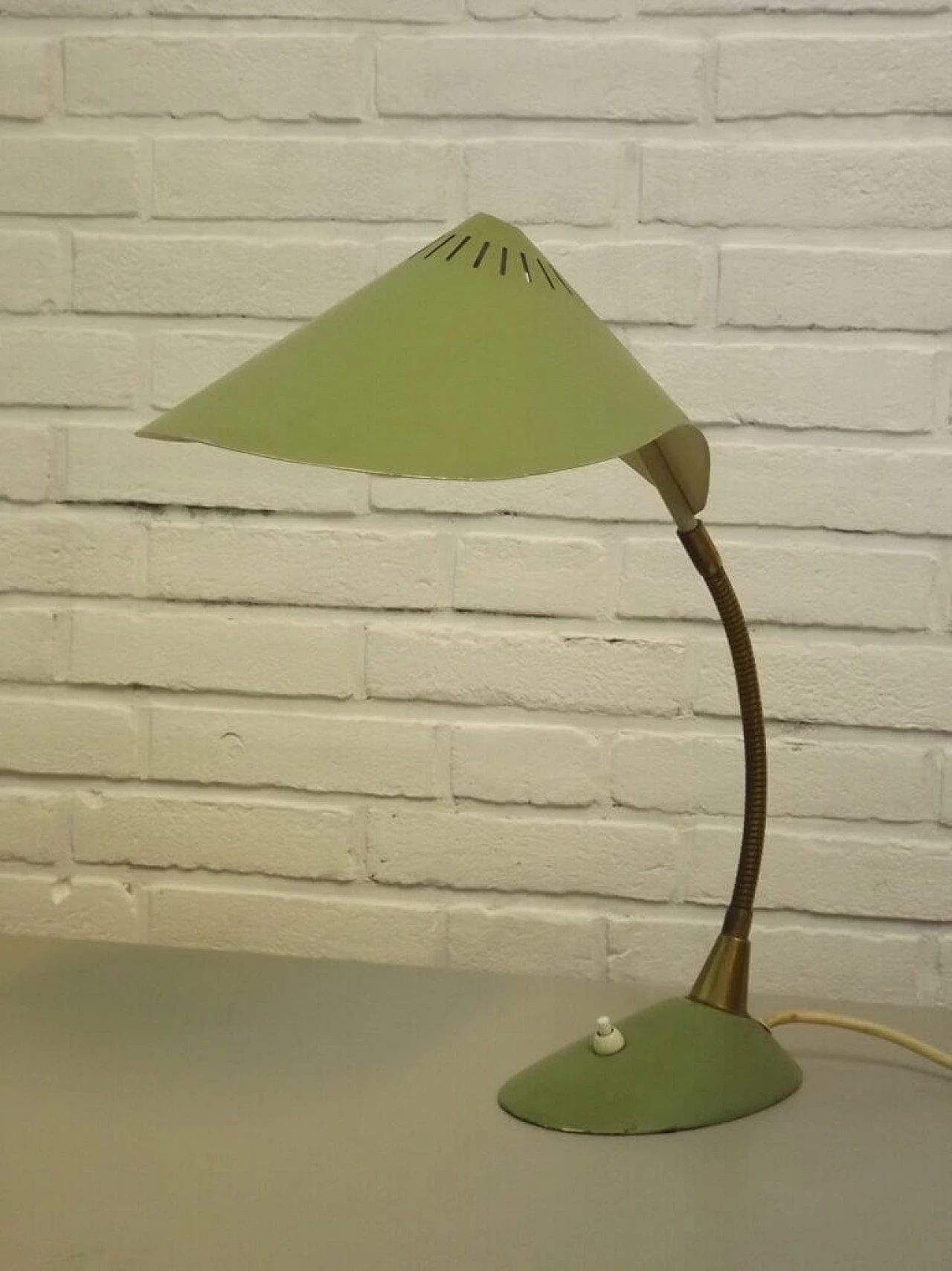 Cobra table lamp by Cosack Brothers, 1950s 5