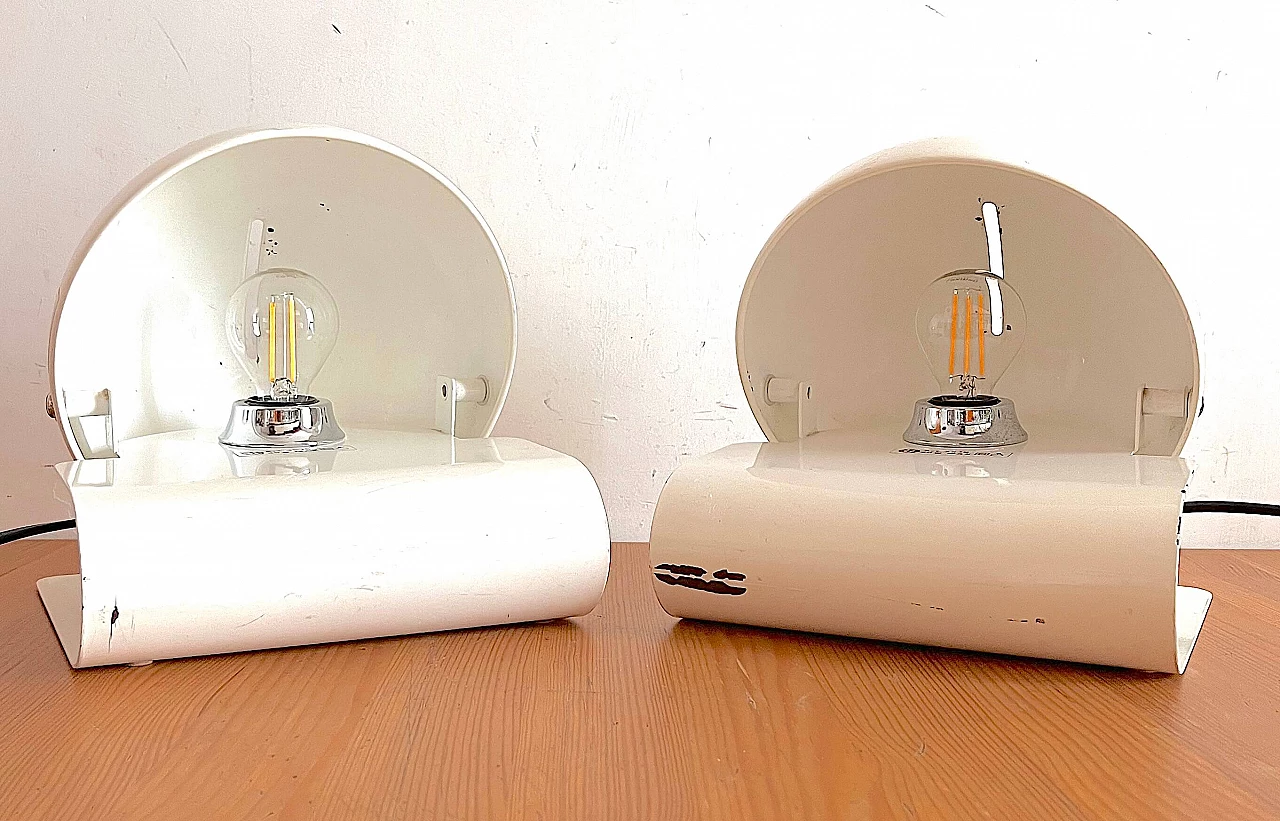 Pair of Bugia table lamps by Giuseppe Cormio for Iguzzini, 1970s 3