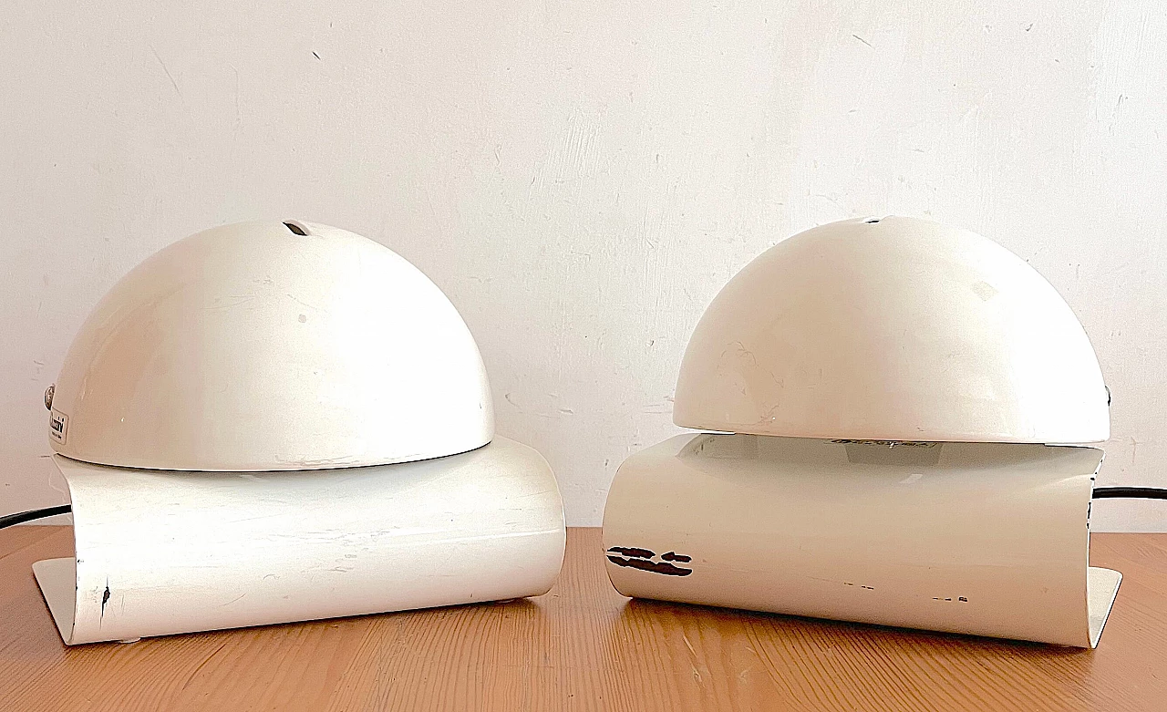 Pair of Bugia table lamps by Giuseppe Cormio for Iguzzini, 1970s 4