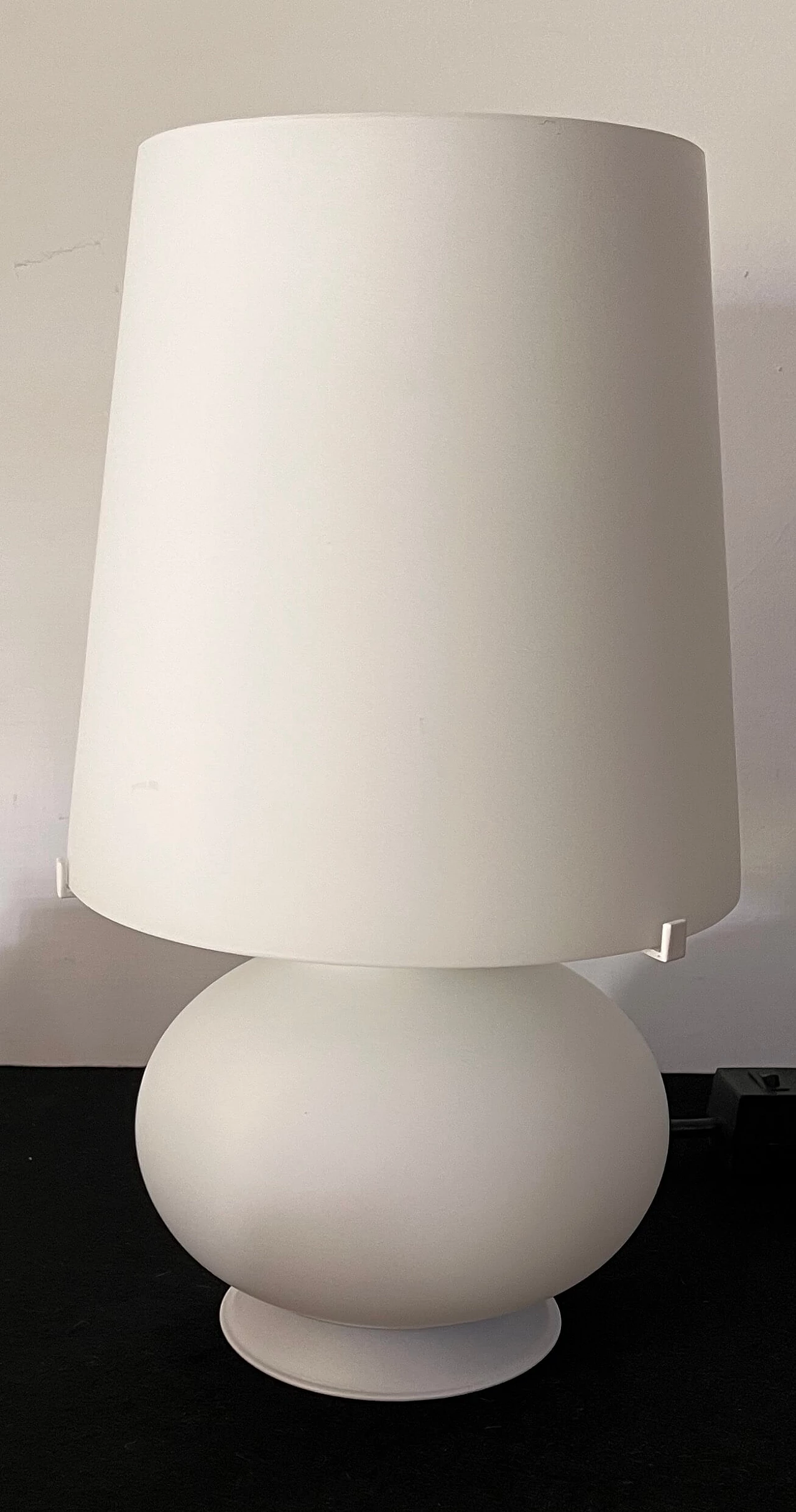 Glass table lamp 1853 by Max Ingrand for Fontana Arte, 1950s 12