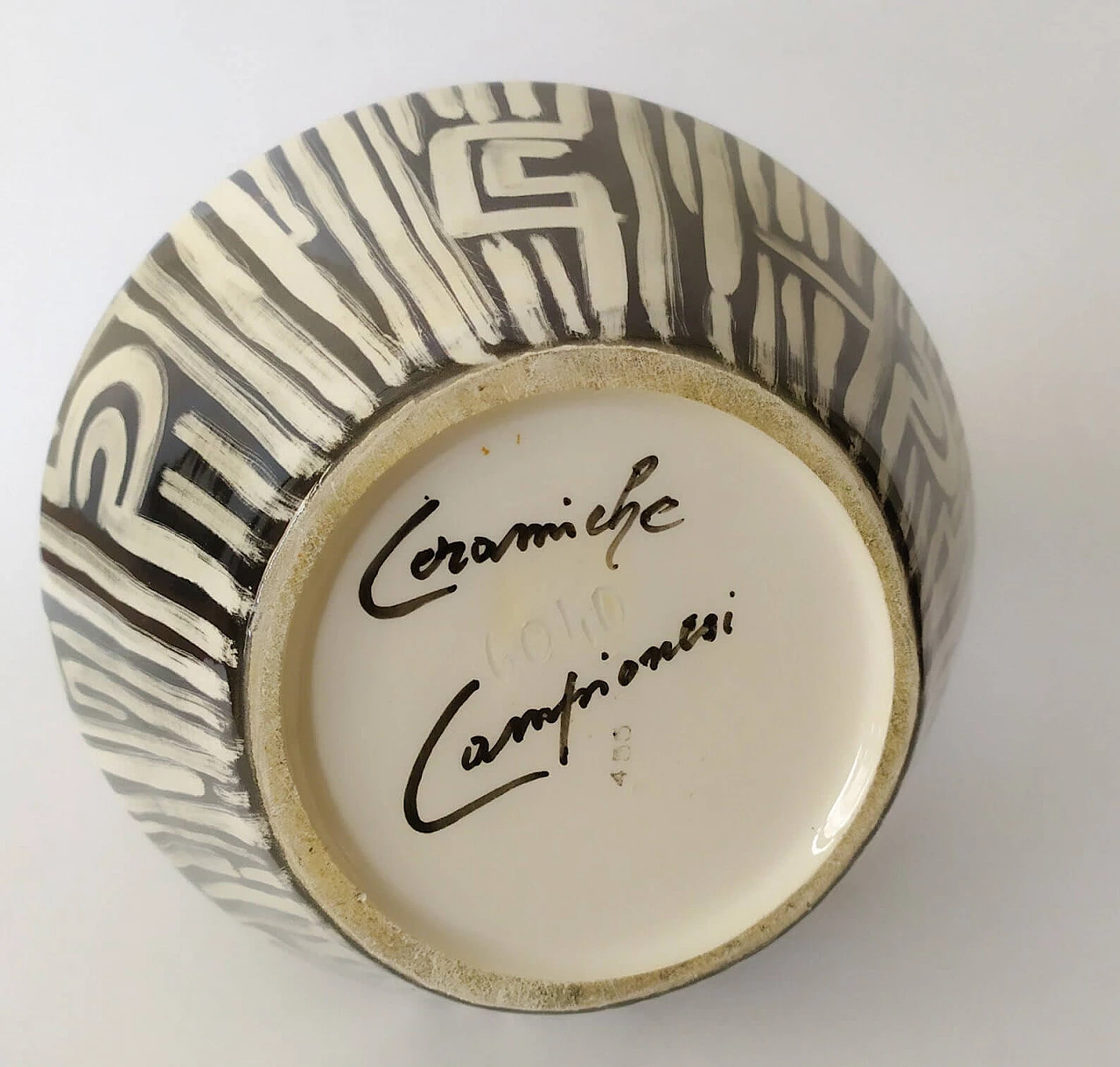 Vasi in ceramica di Felice Tosalli per Manifattura Campionesi Ceramiche D'arte, anni '60 8