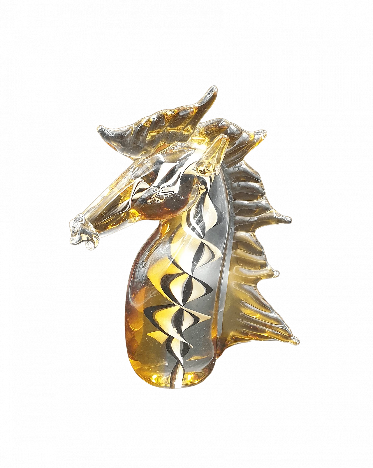 Murano glass horse by V. Nason, 1960s 12