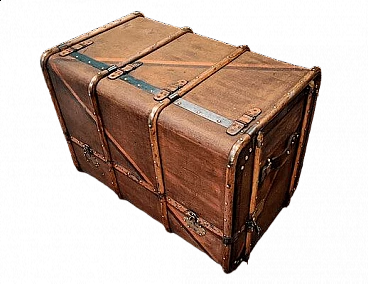 Six-drawer travel trunk, 1940s