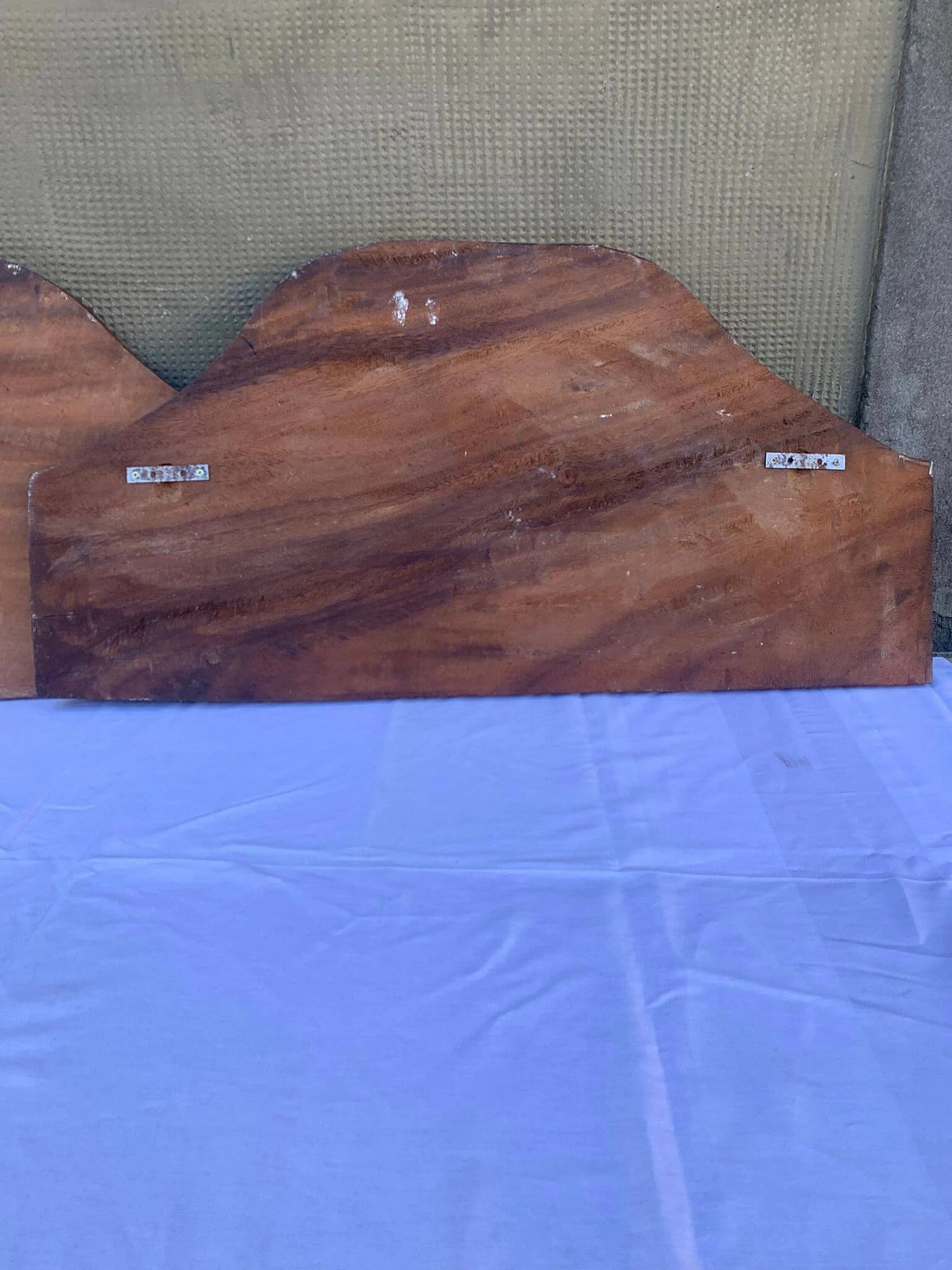 Pair of Balinese teak headboards 4