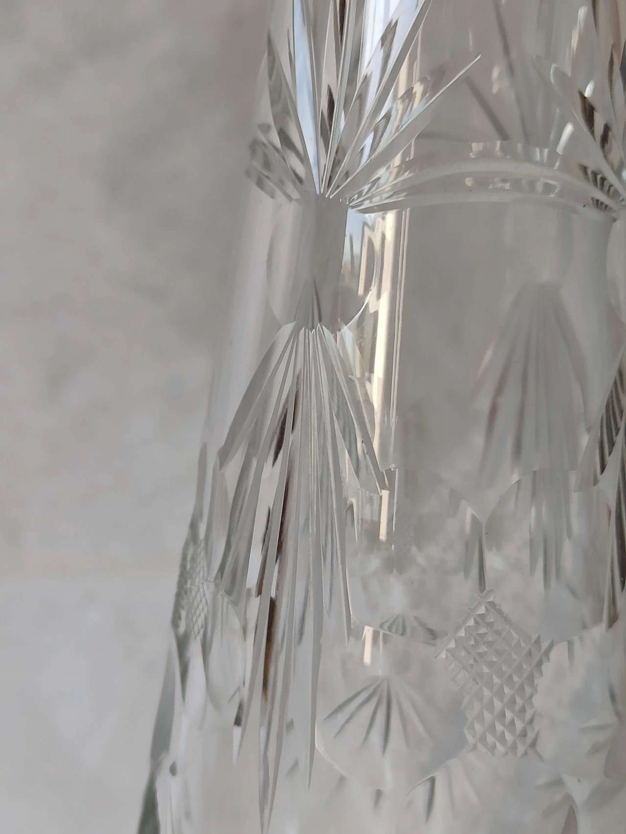 Baccarat crystal bottle with silver neck, 1970s 9