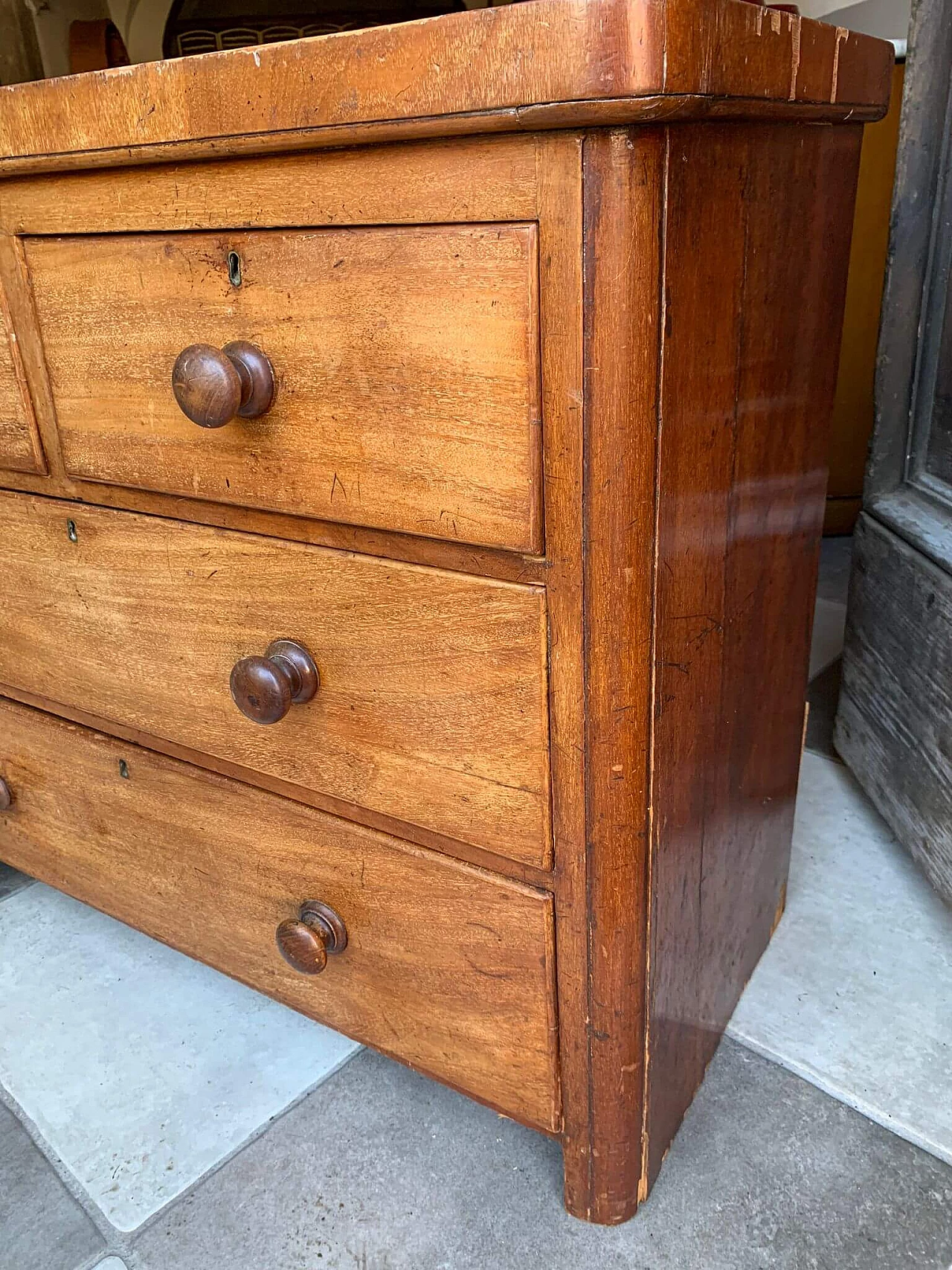 Wooden chest of drawers, 1960s 5