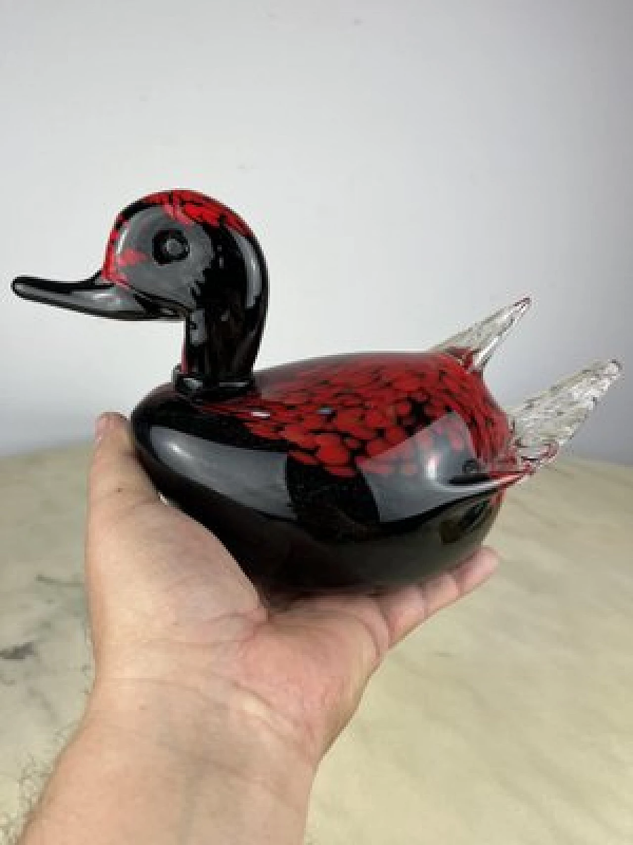 Murano glass goose, 1970s 4