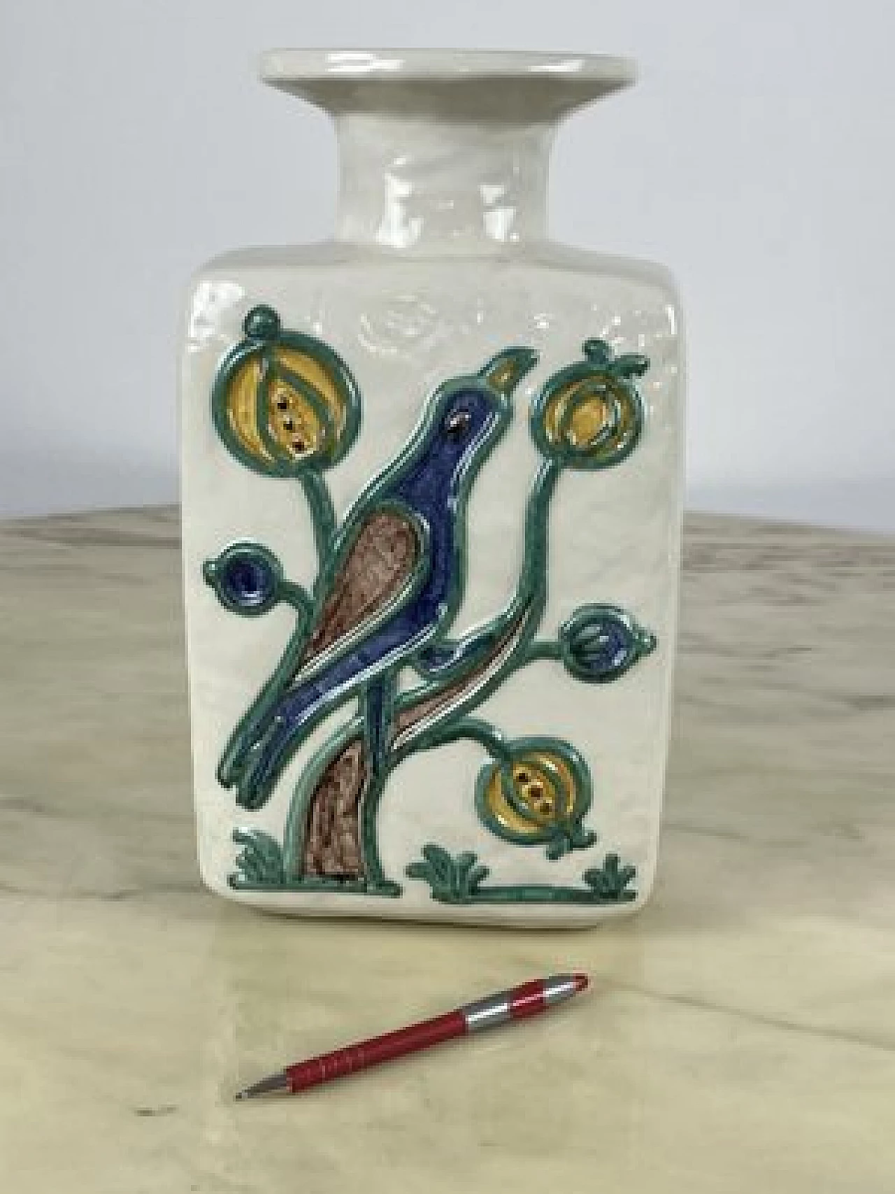 Vaso in ceramica di Thun, anni '50 3