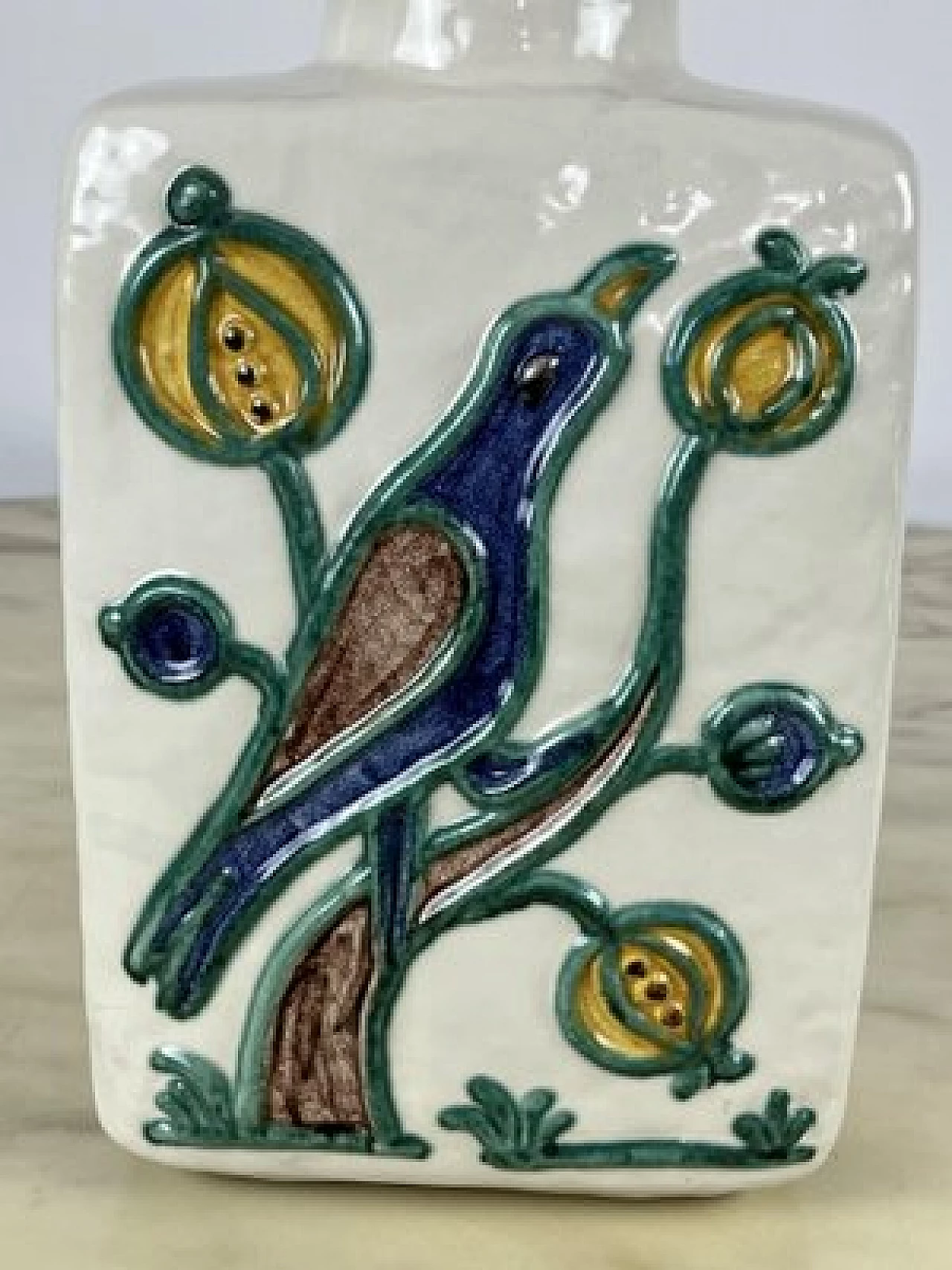 Vaso in ceramica di Thun, anni '50 4