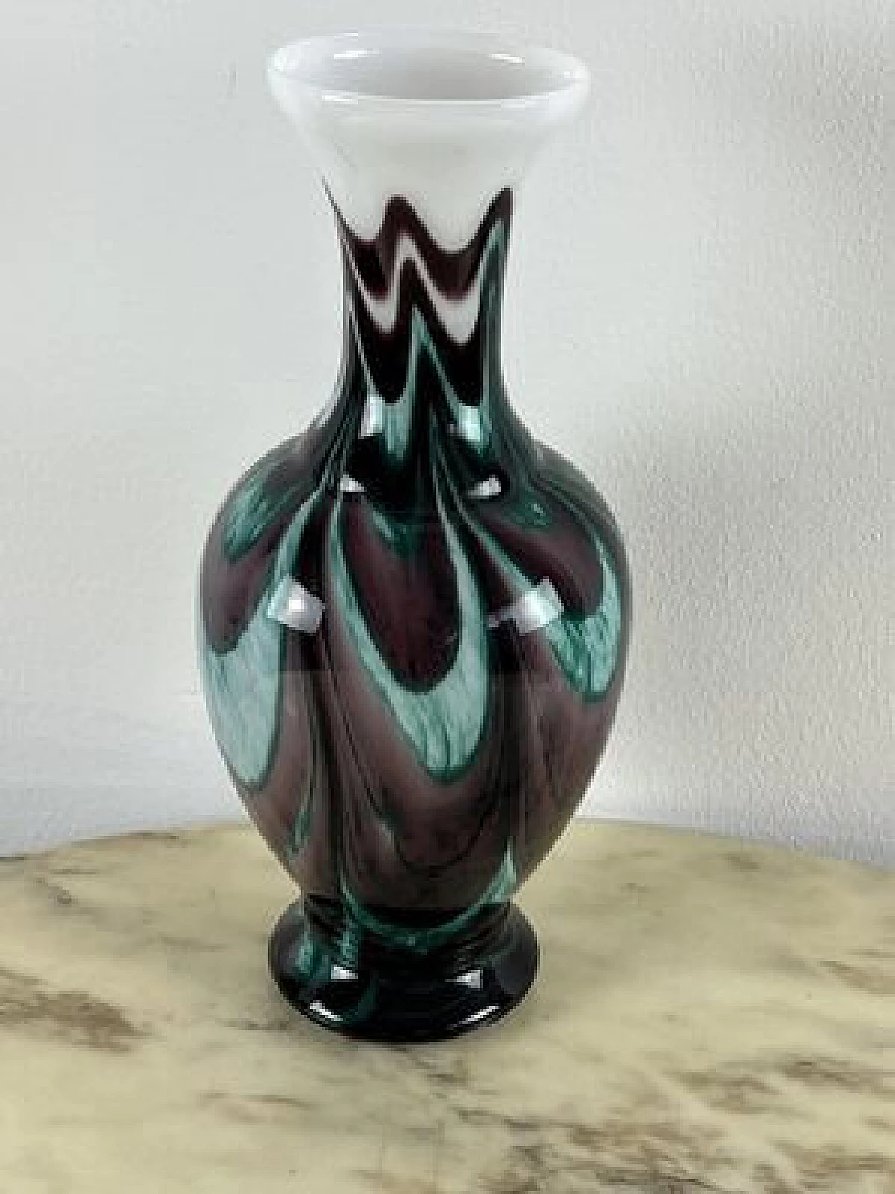 Opaline glass vase, 1970s 1