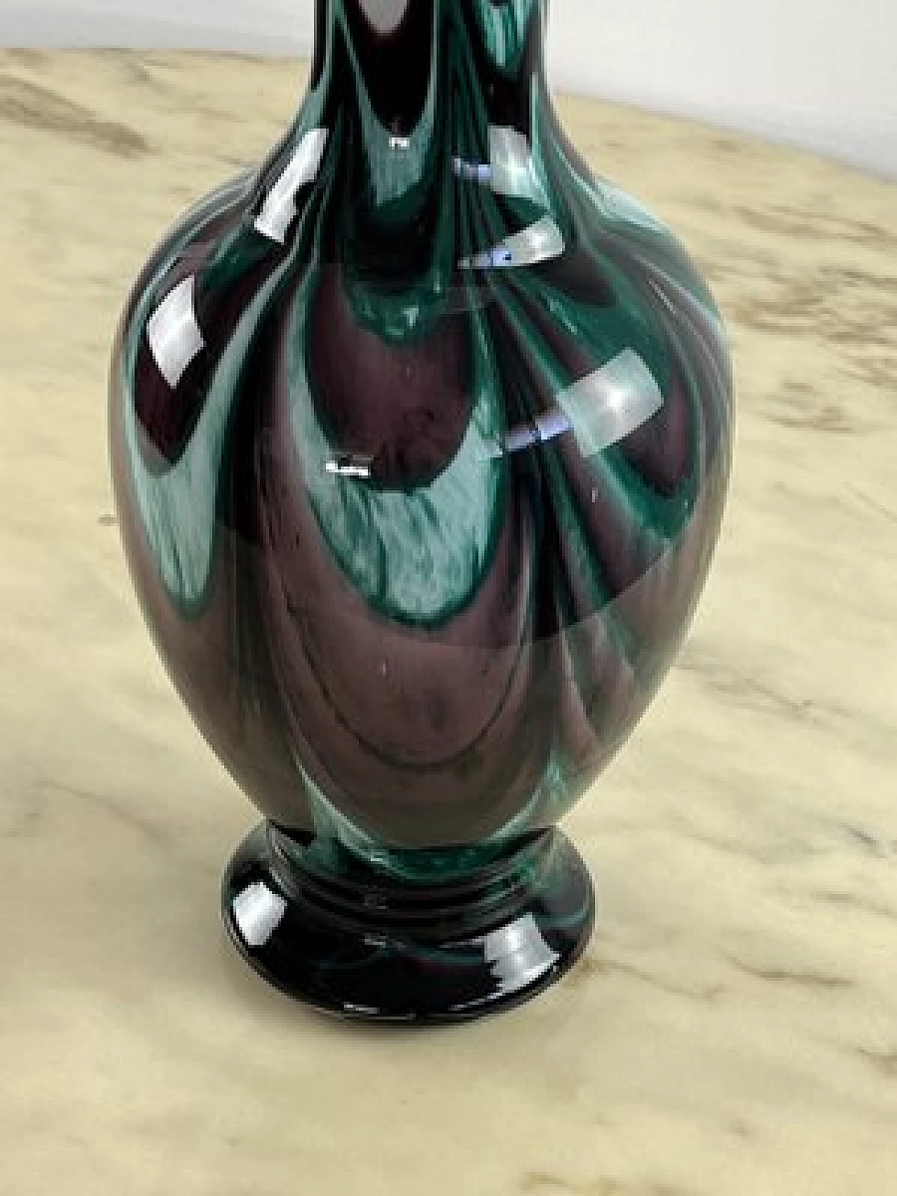 Opaline glass vase, 1970s 6