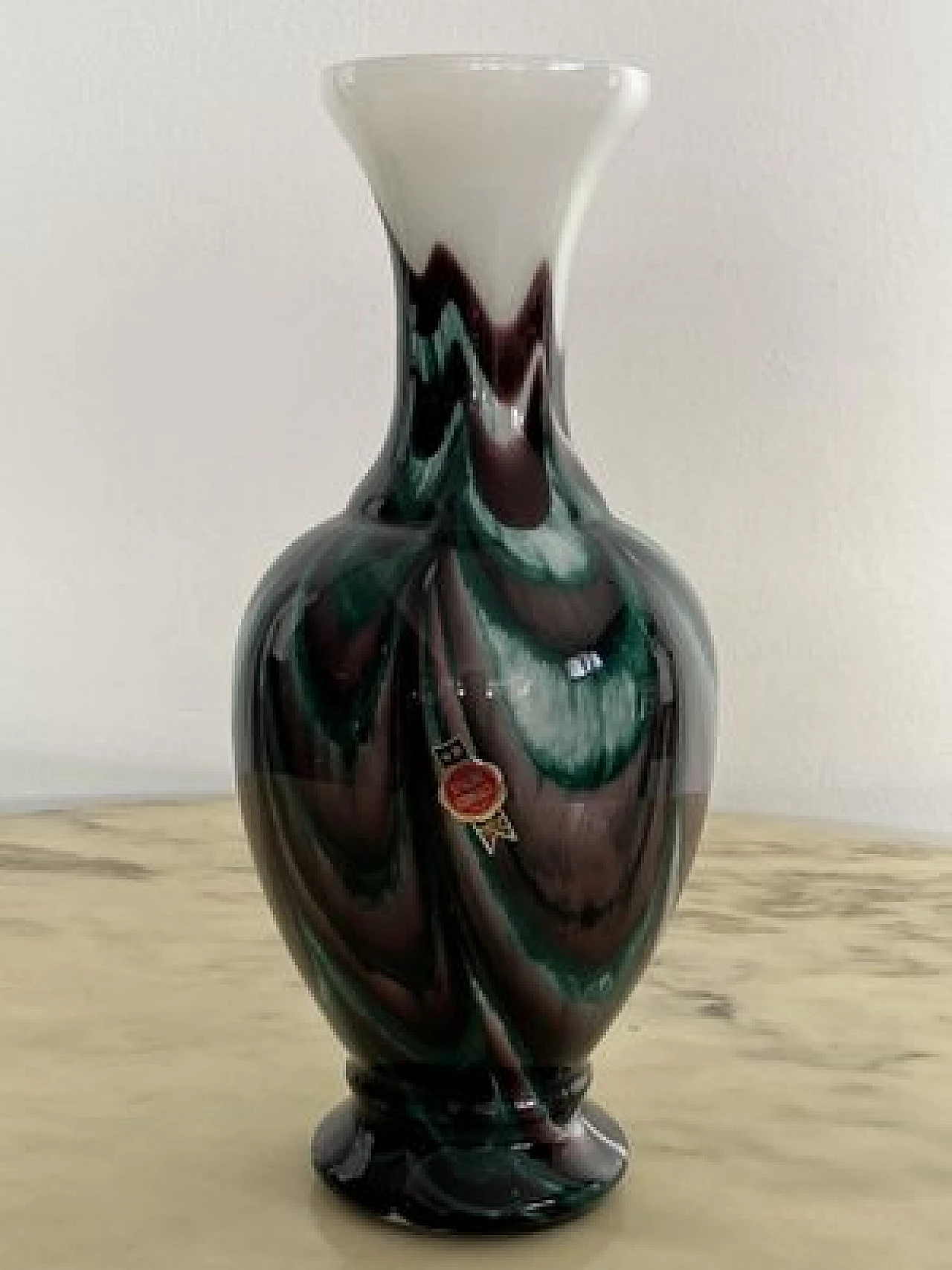 Opaline glass vase, 1970s 9