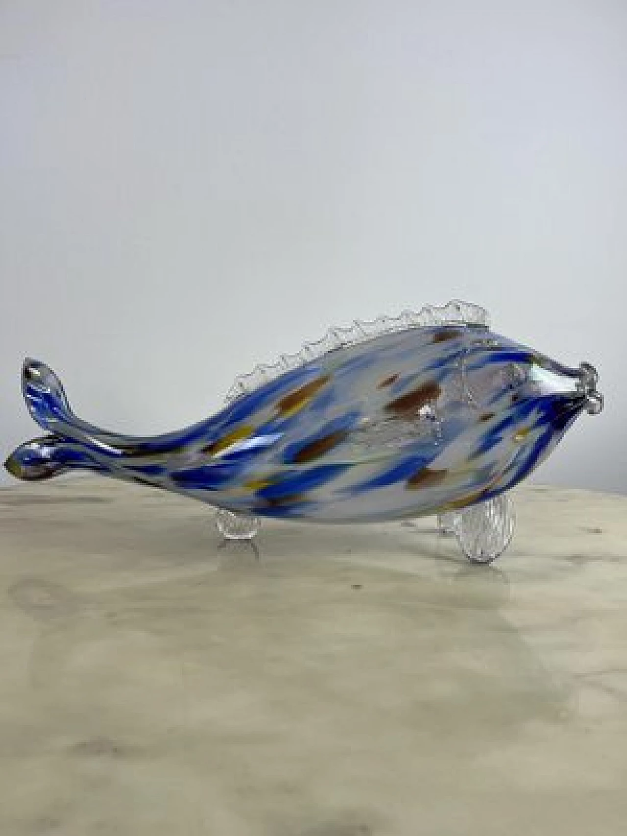 Murano glass fish figurine, 1970s 1