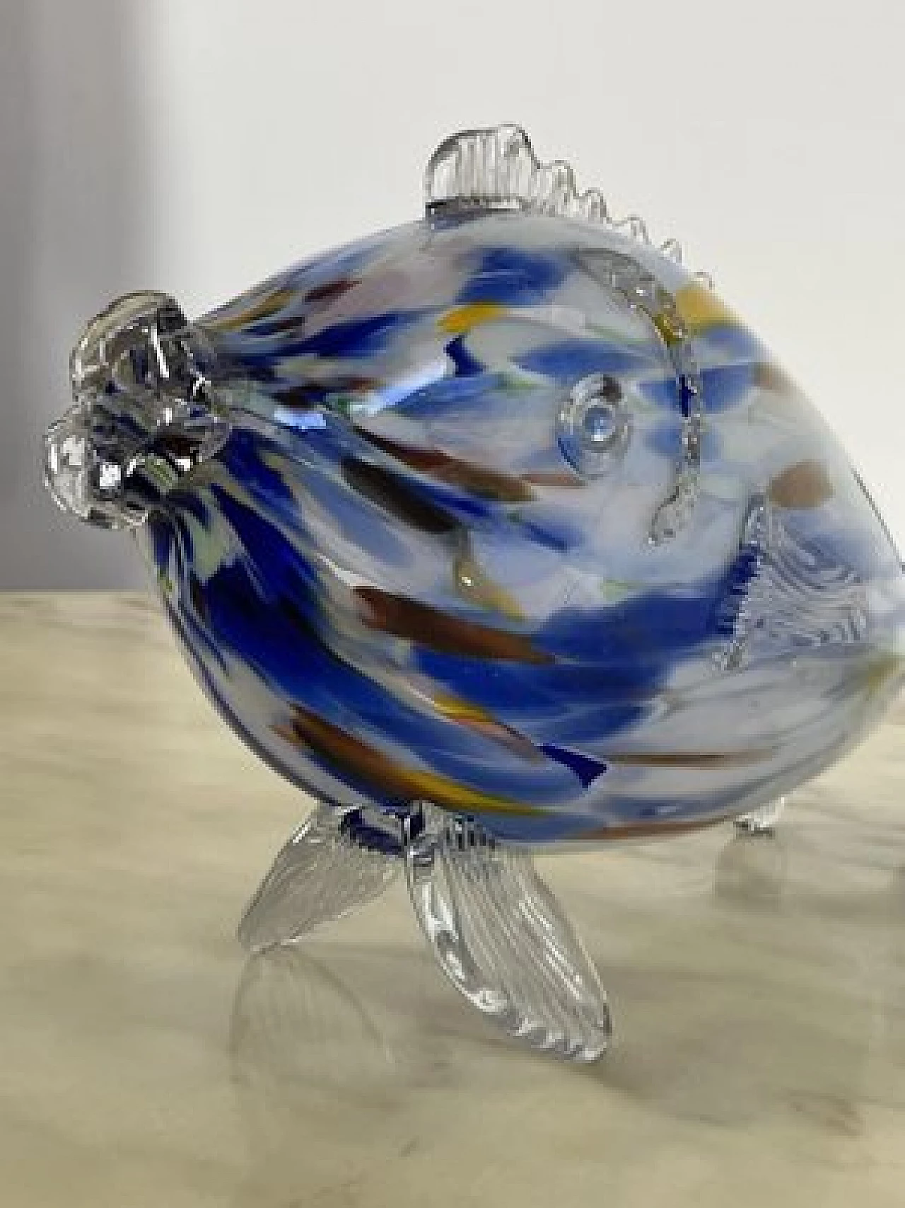 Murano glass fish figurine, 1970s 5