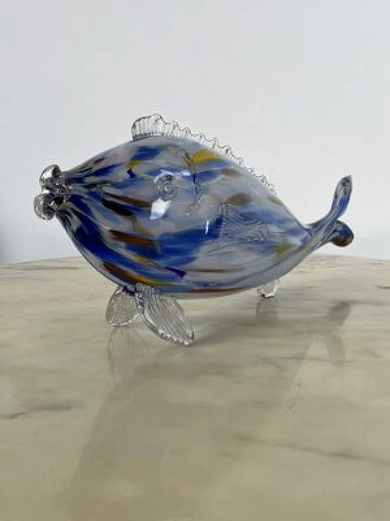 Murano glass fish figurine, 1970s 6