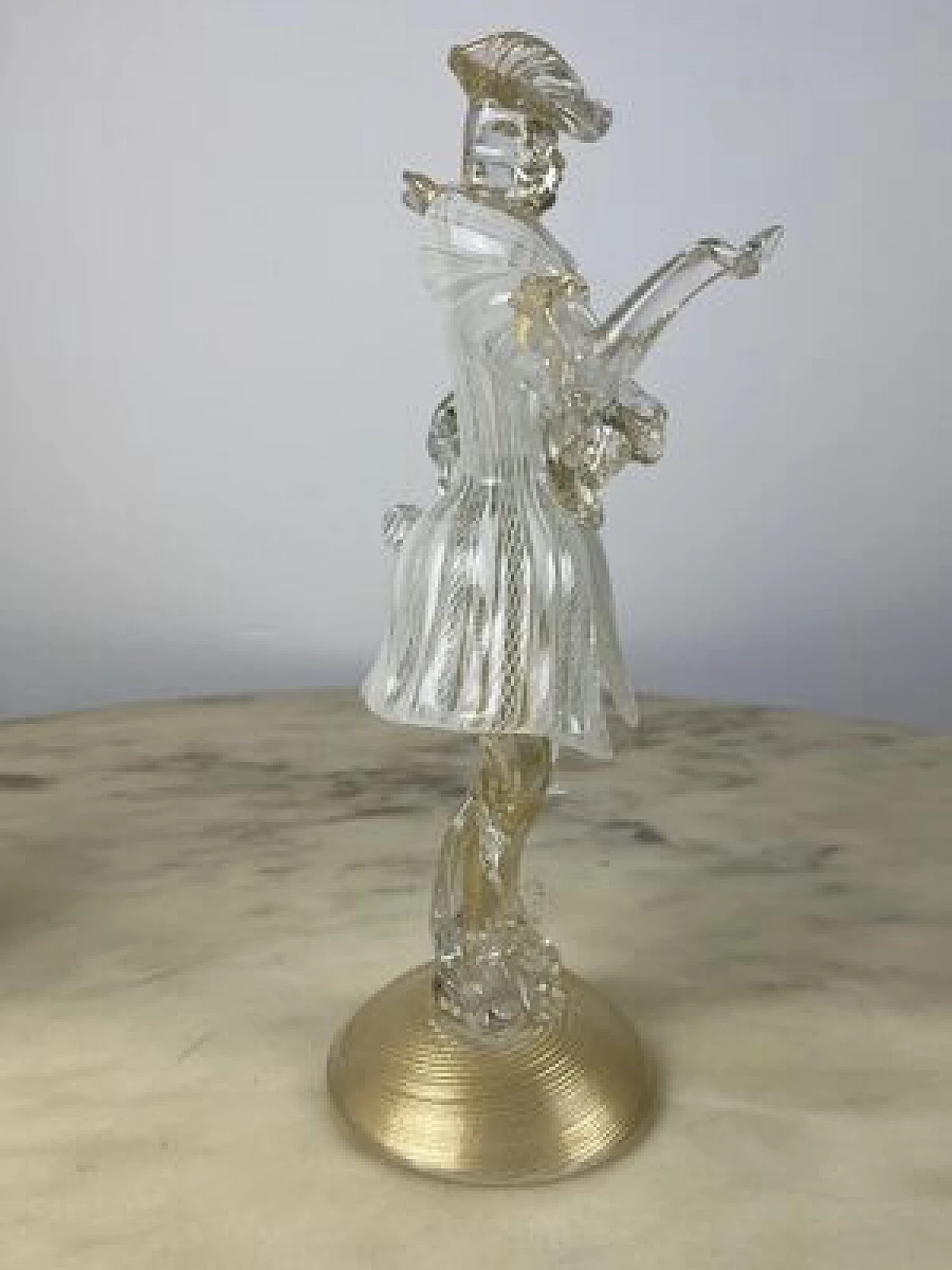 Coppia di statuine in vetro di Murano, anni '90 6