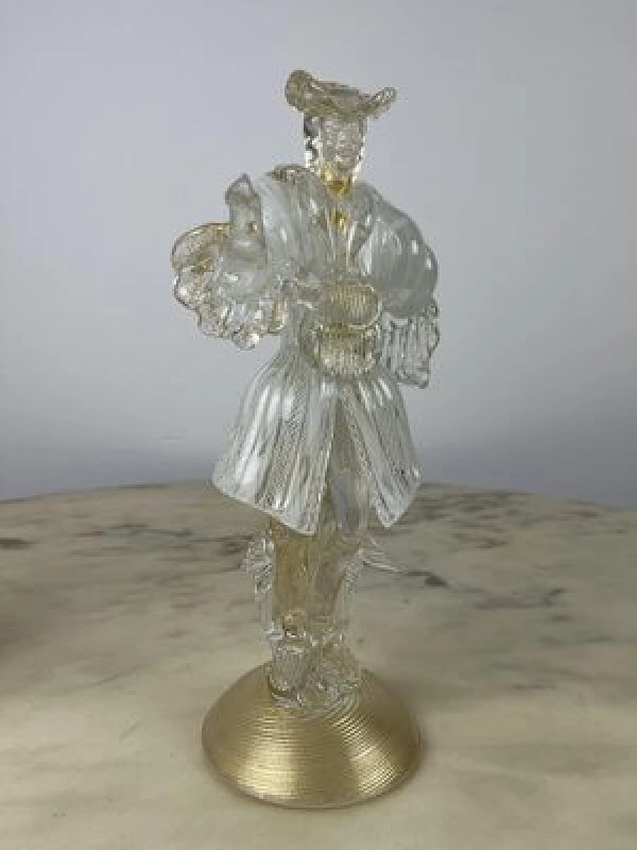 Coppia di statuine in vetro di Murano, anni '90 7