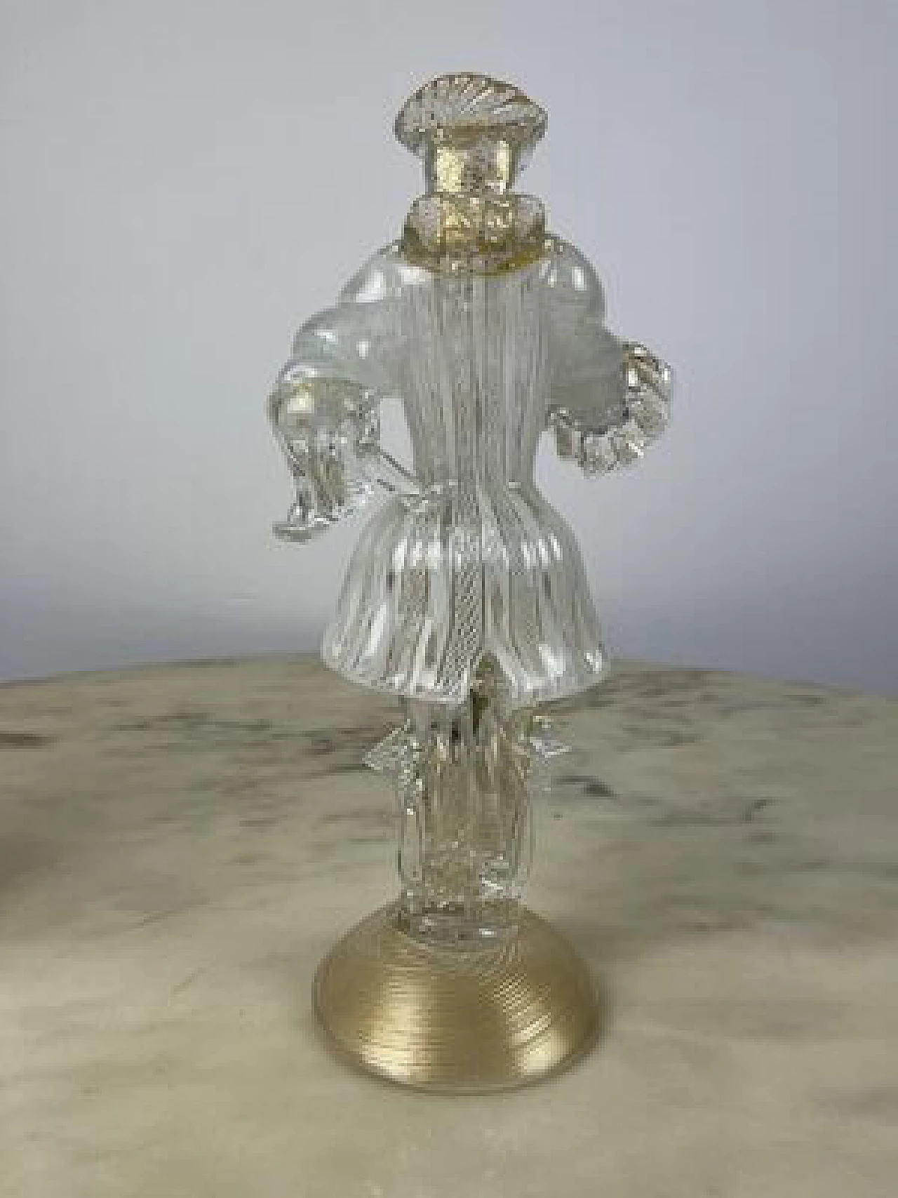 Coppia di statuine in vetro di Murano, anni '90 8