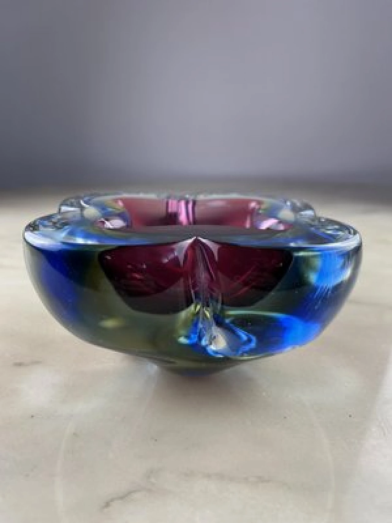 Submerged Murano glass ashtray, 1975 4