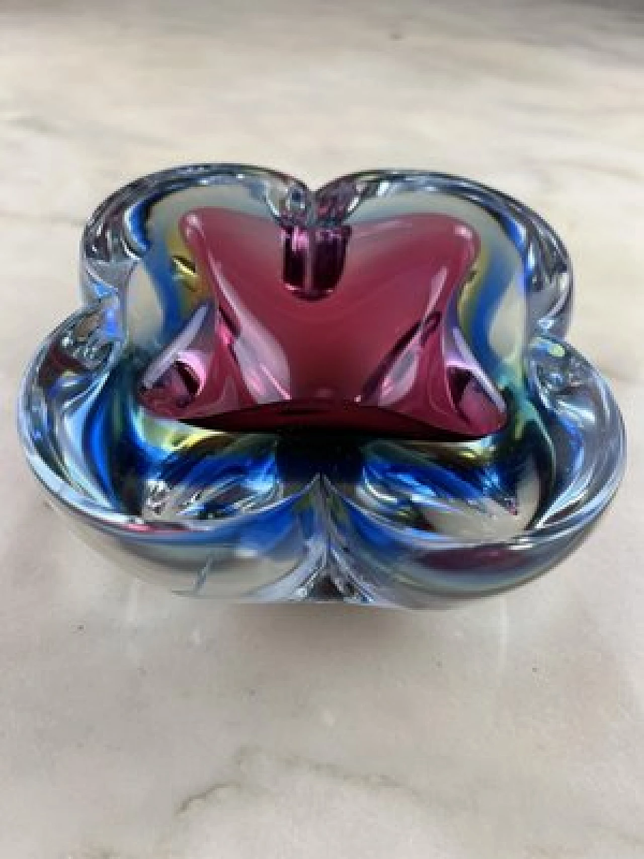 Submerged Murano glass ashtray, 1975 6