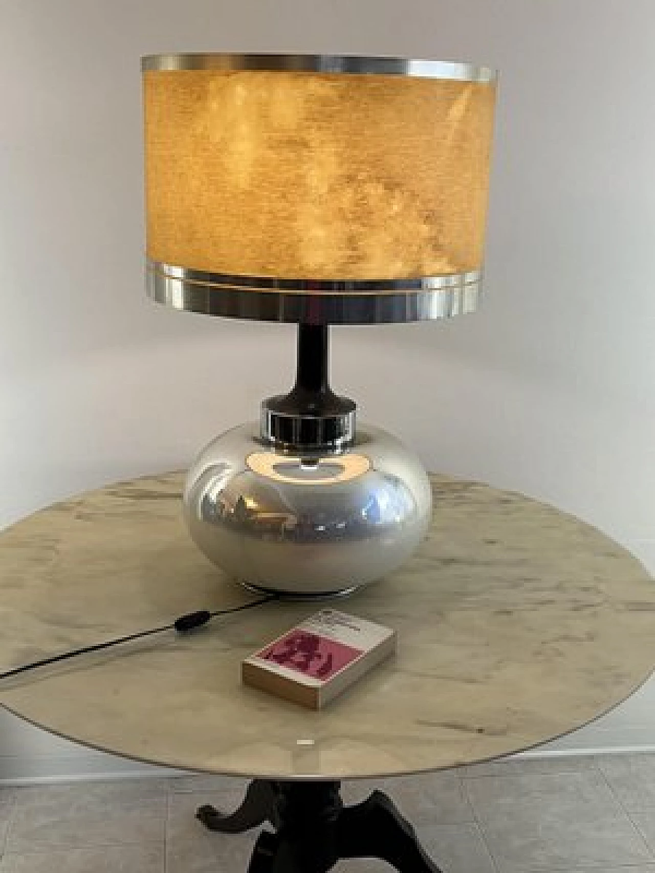 Table lamp with opalescent glass base, 1970s 14