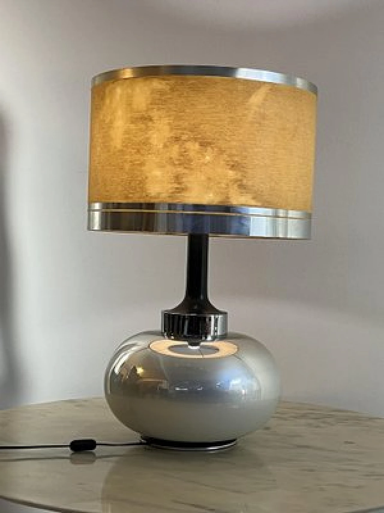 Table lamp with opalescent glass base, 1970s 15