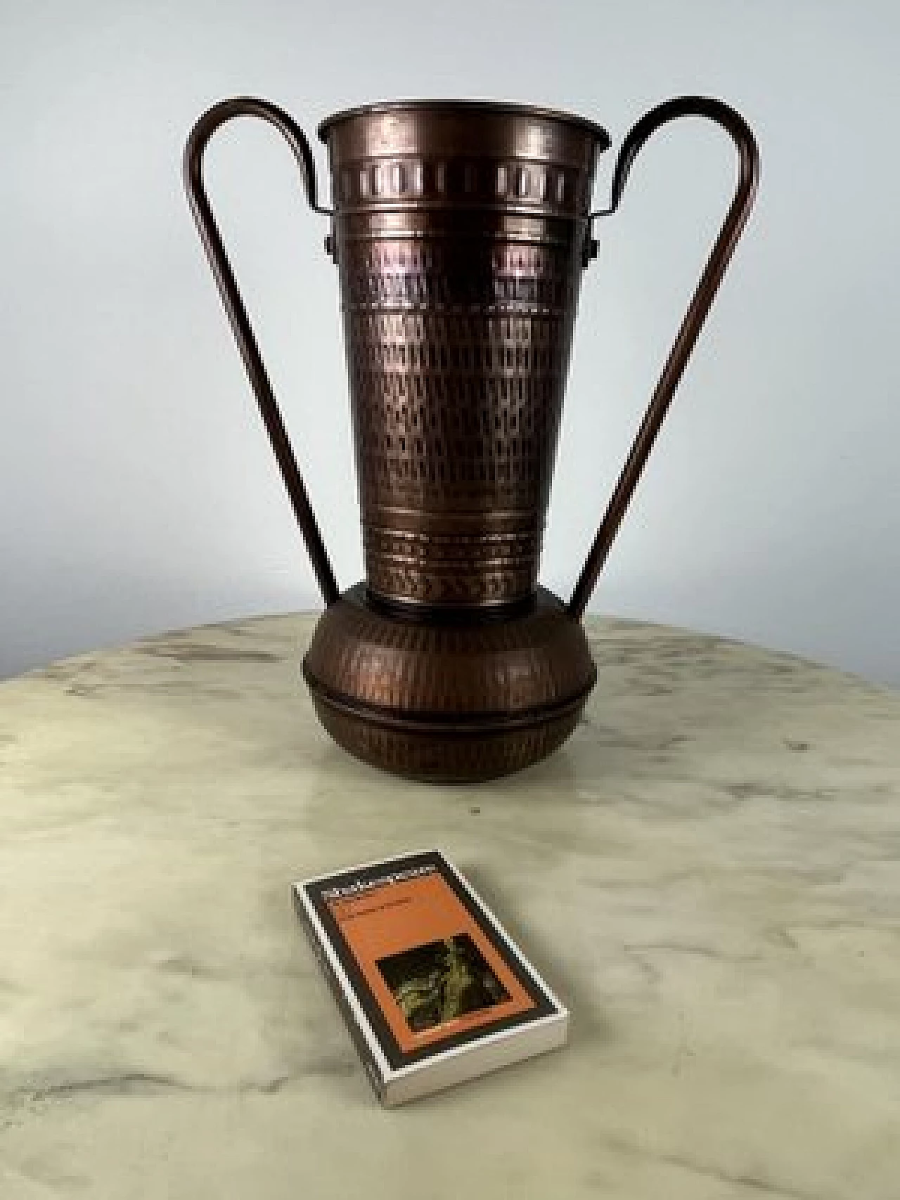 Copper umbrella stand, 1970s 3