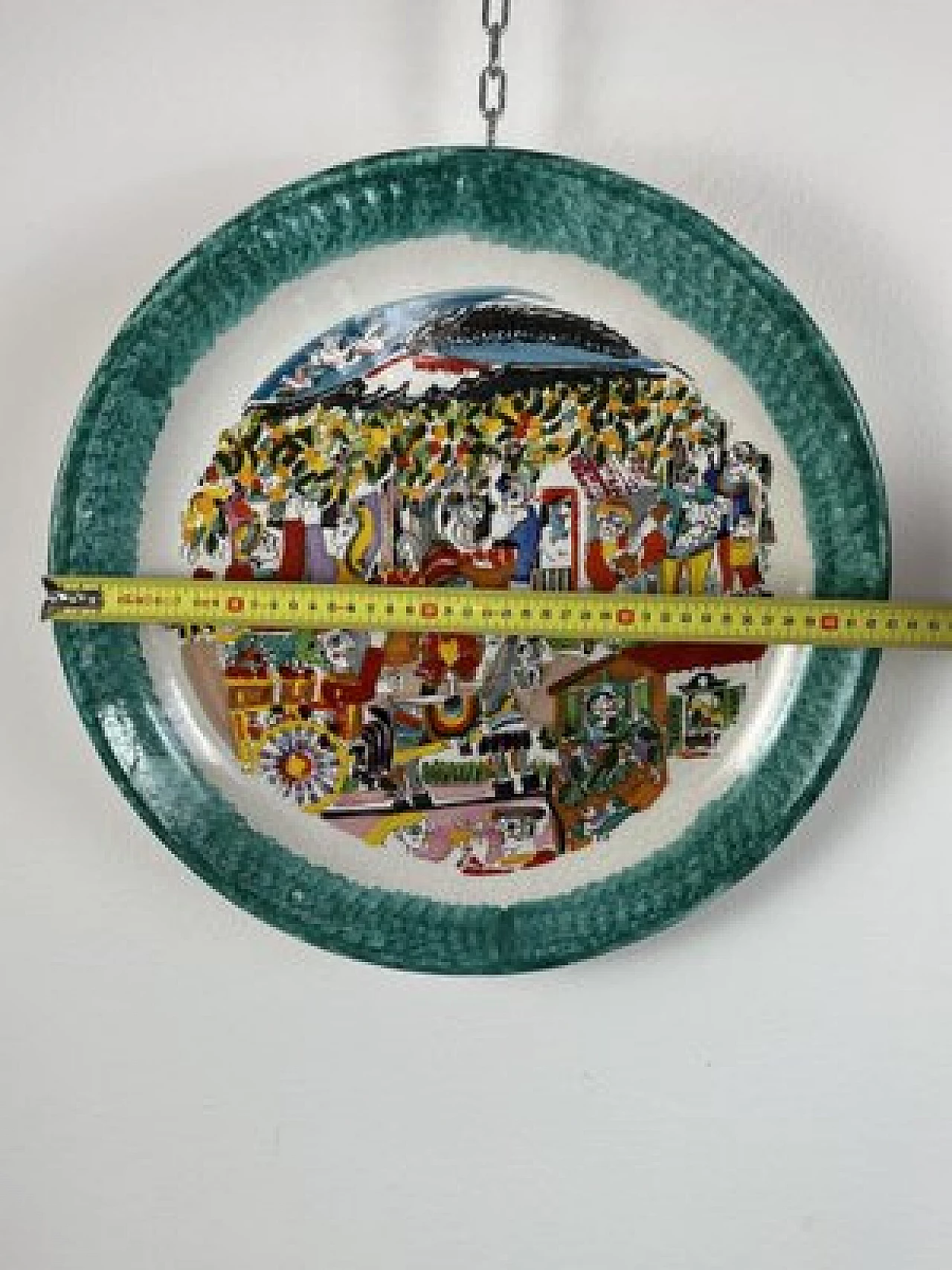 Ceramic plate by De Simone, 1960s 2