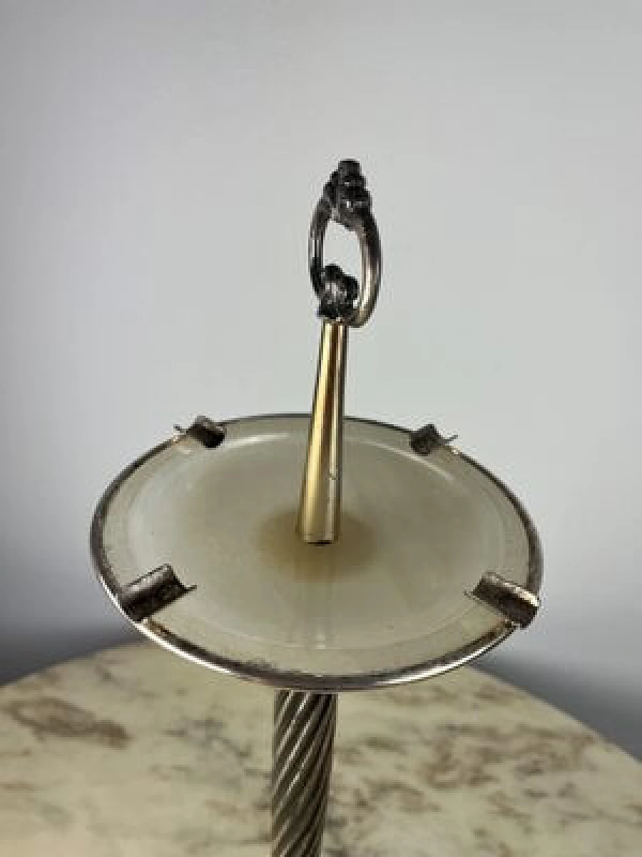 Brass floor ashtray, 1960s 2