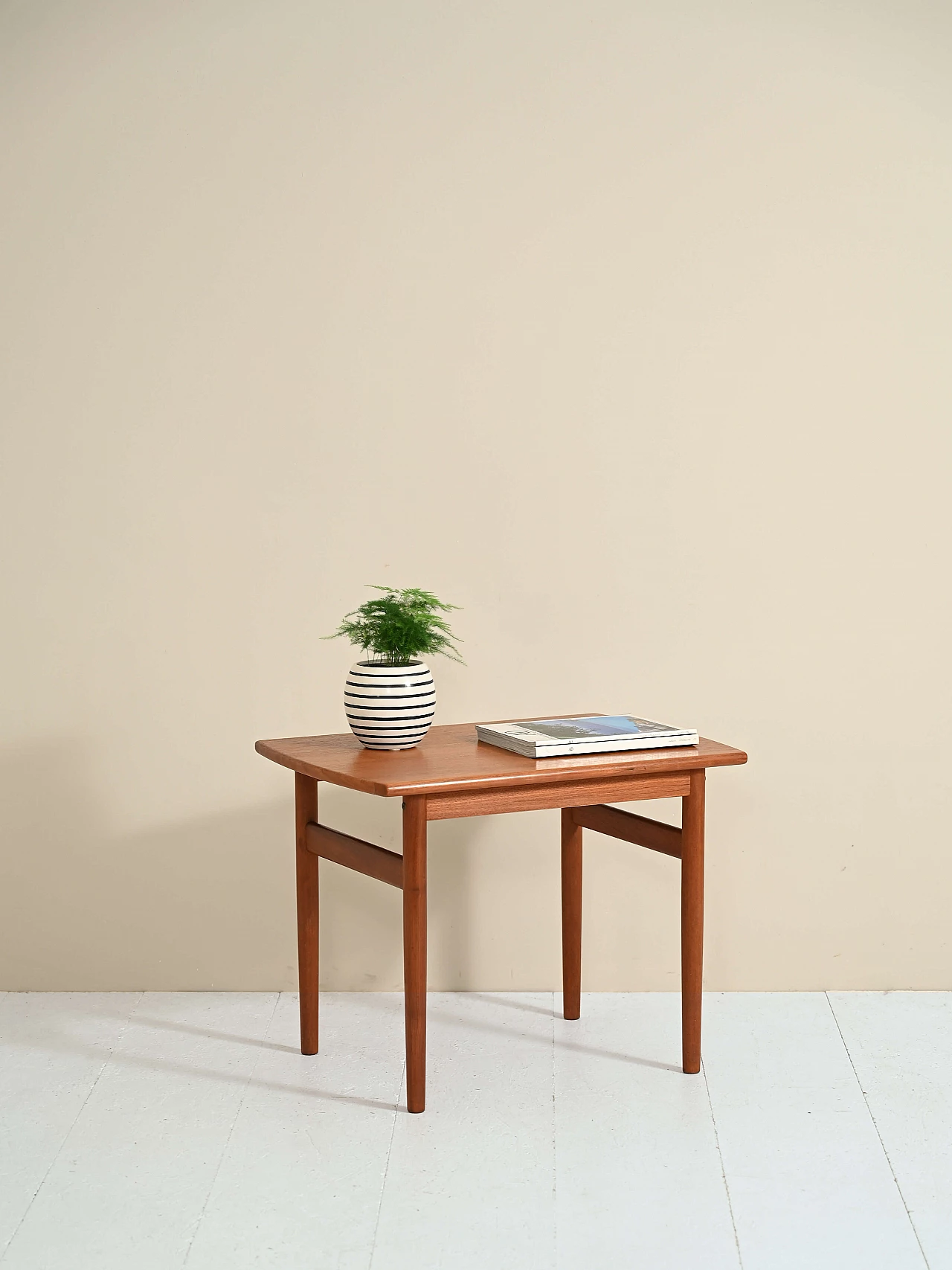 Scandinavian teak coffee table, 1960s 1